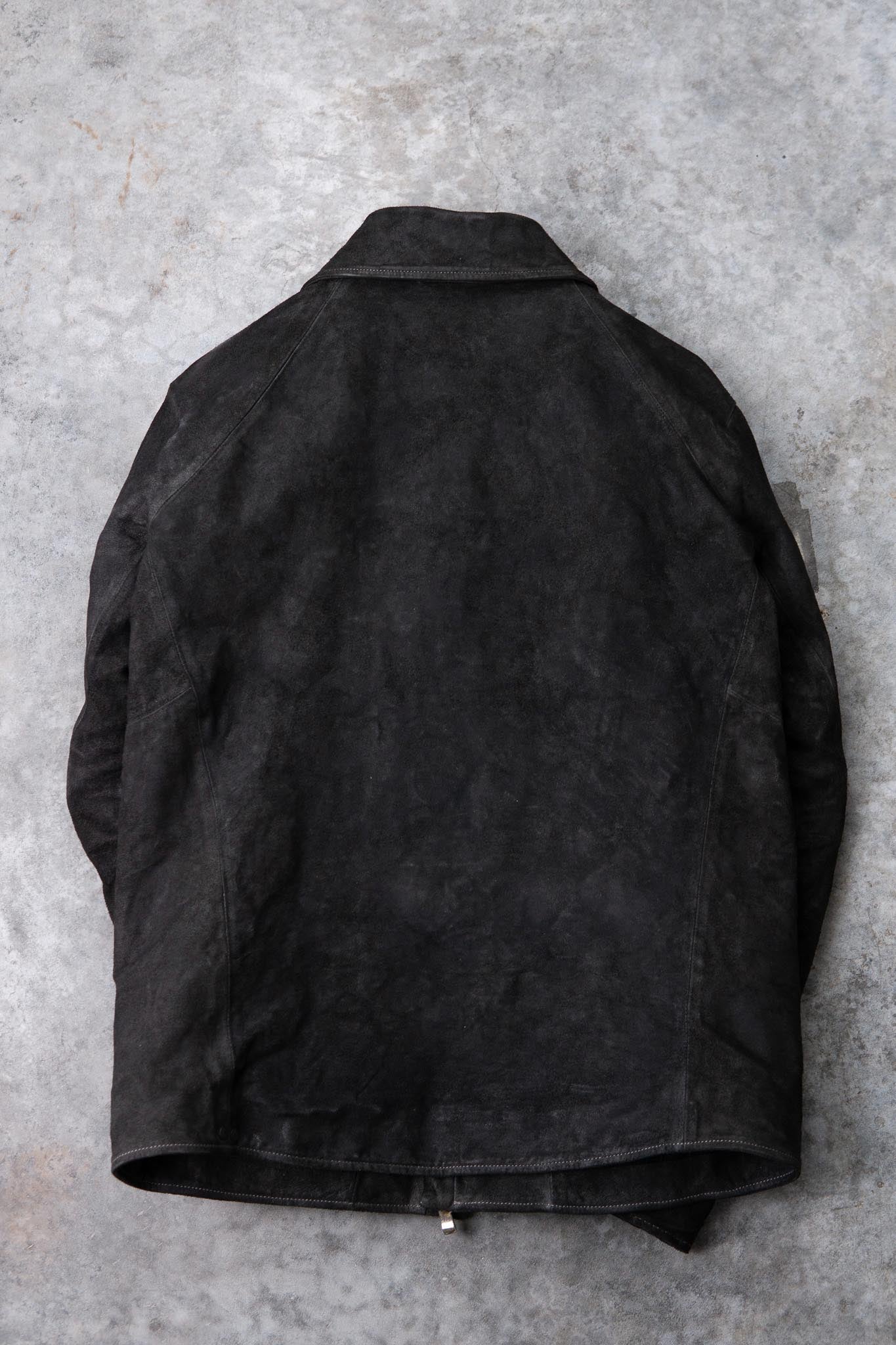 HORSE LEATHER SHIRT COLLAR ZIP BLOUSON LINED JB-6 TYPE 2