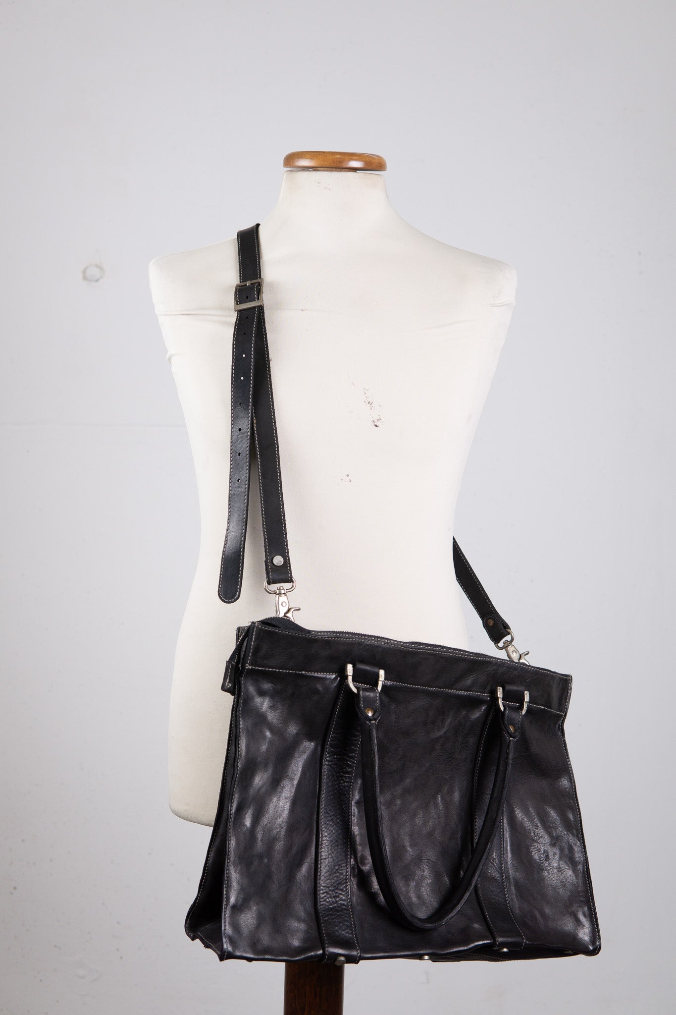 HORSE LEATHER BAG TOTE H-3