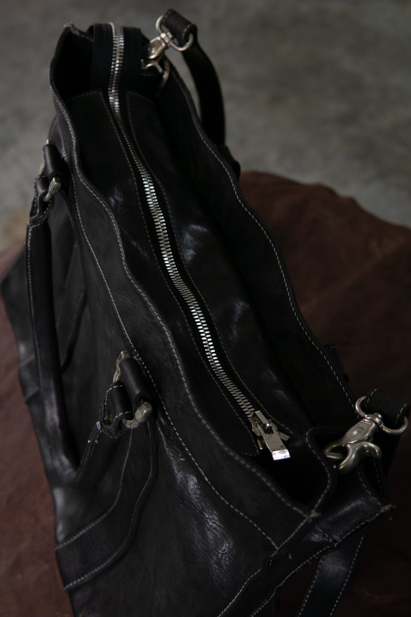 HORSE LEATHER BAG TOTE H-3