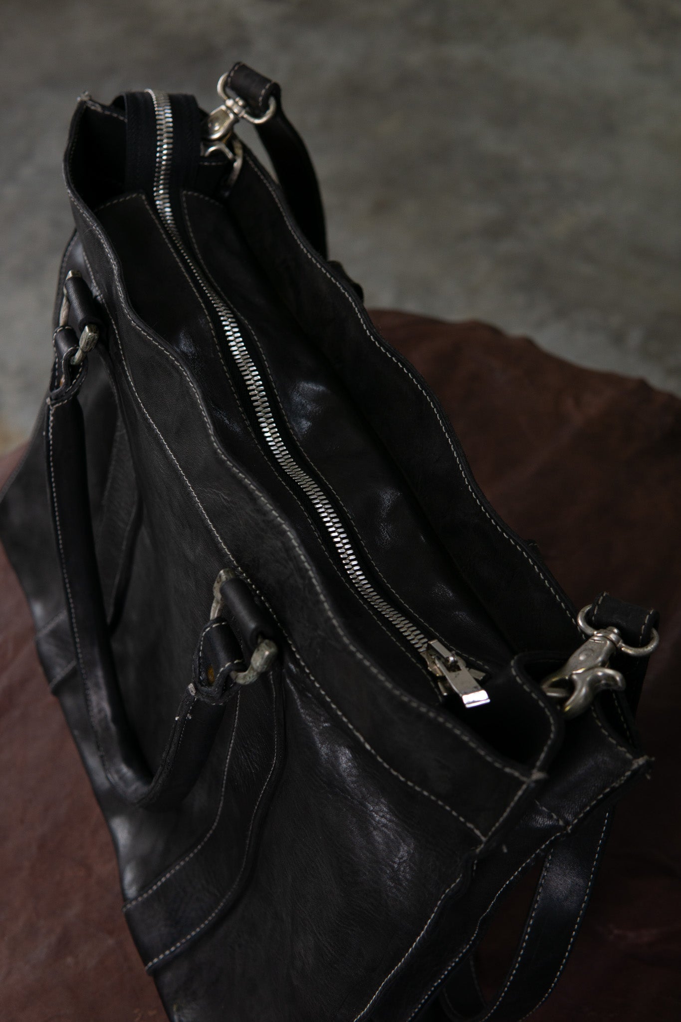 HORSE LEATHER BAG TOTE H-3