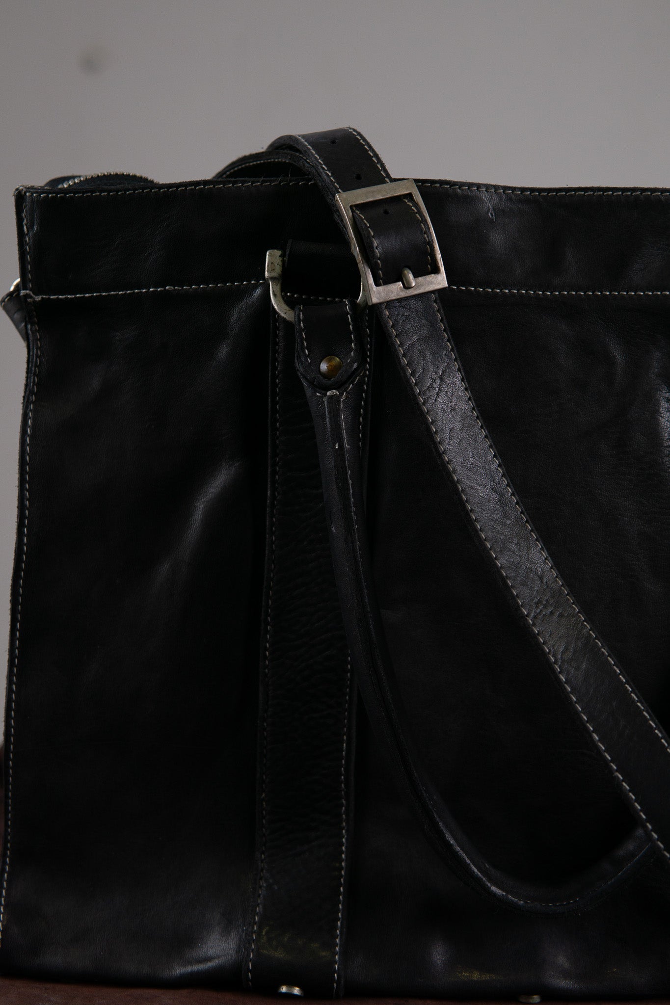 HORSE LEATHER BAG TOTE H-3