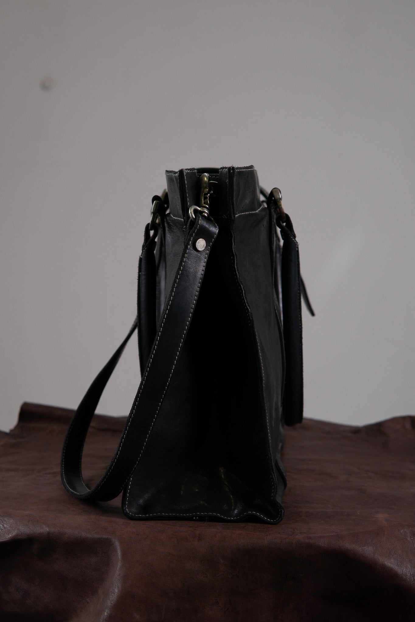 HORSE LEATHER BAG TOTE H-3