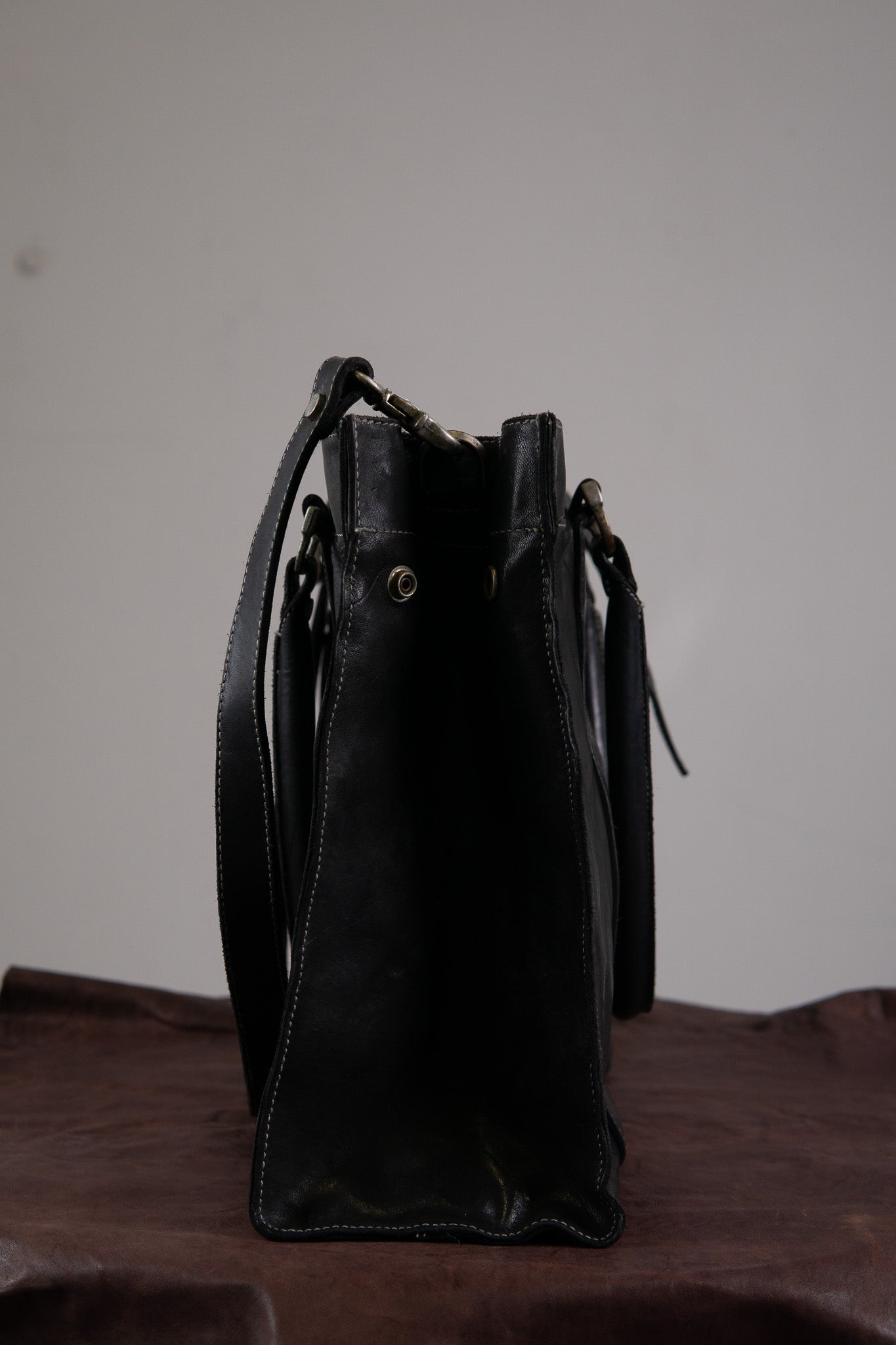 HORSE LEATHER BAG TOTE H-3