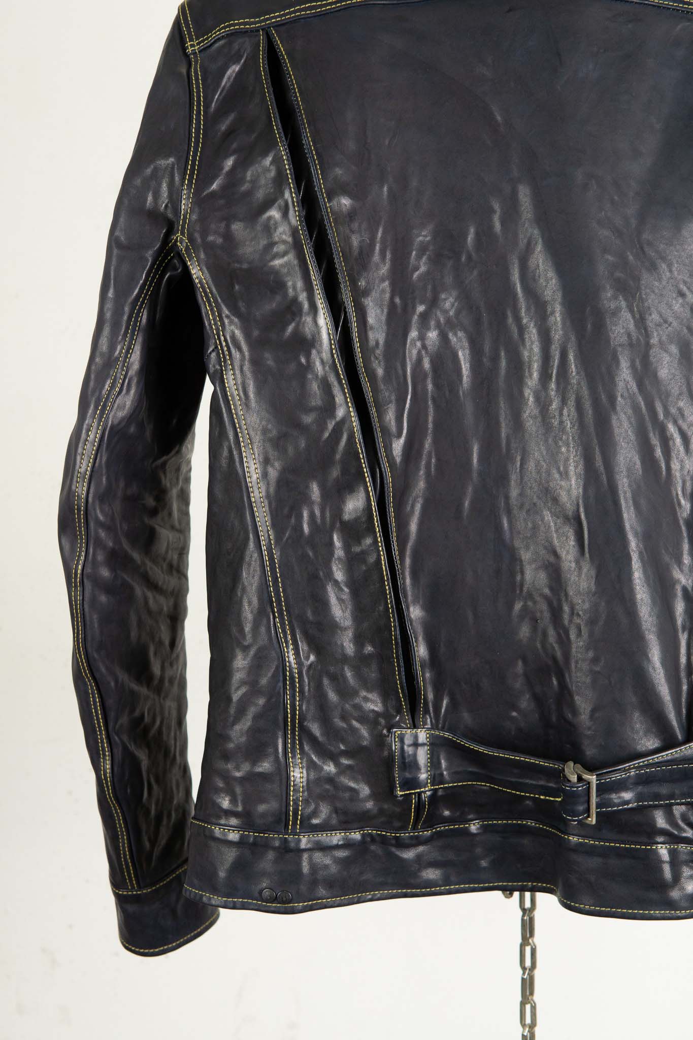 HORSE LEATHER JEAN JACKET JJ-4B LINED