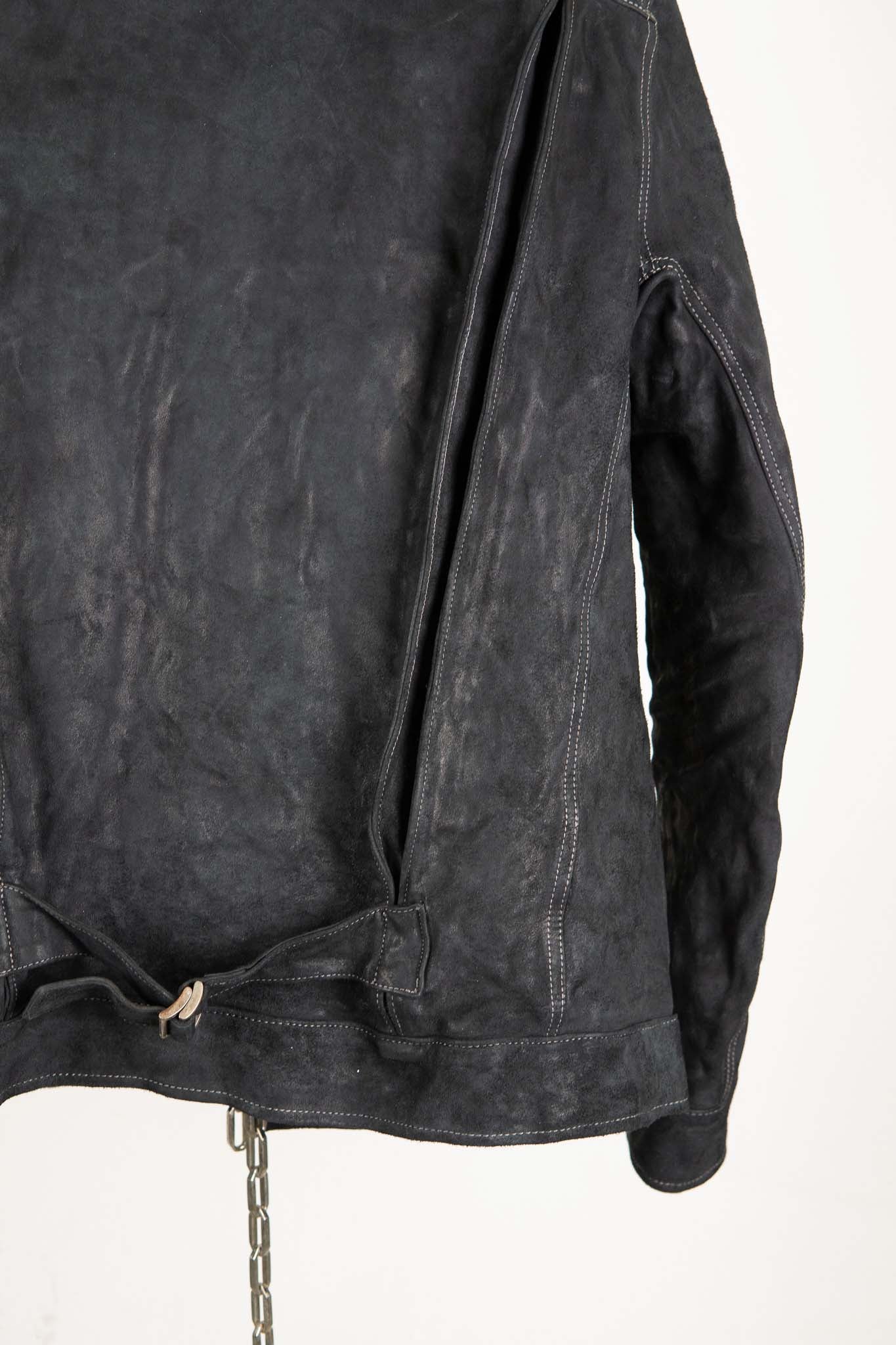 HORSE LEATHER JEAN JACKET JJ-4B LINED