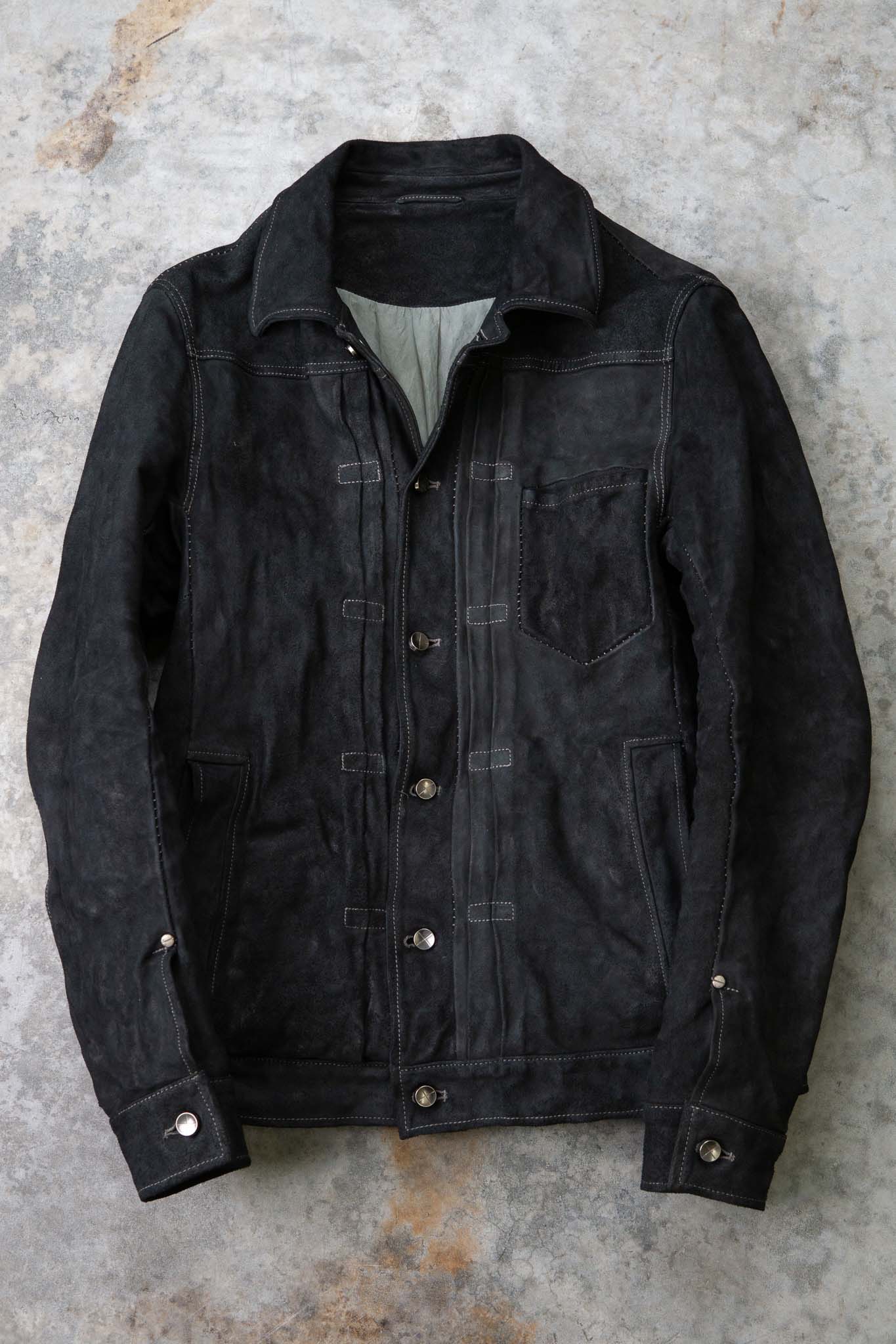 HORSE LEATHER JEAN JACKET JJ-4B LINED