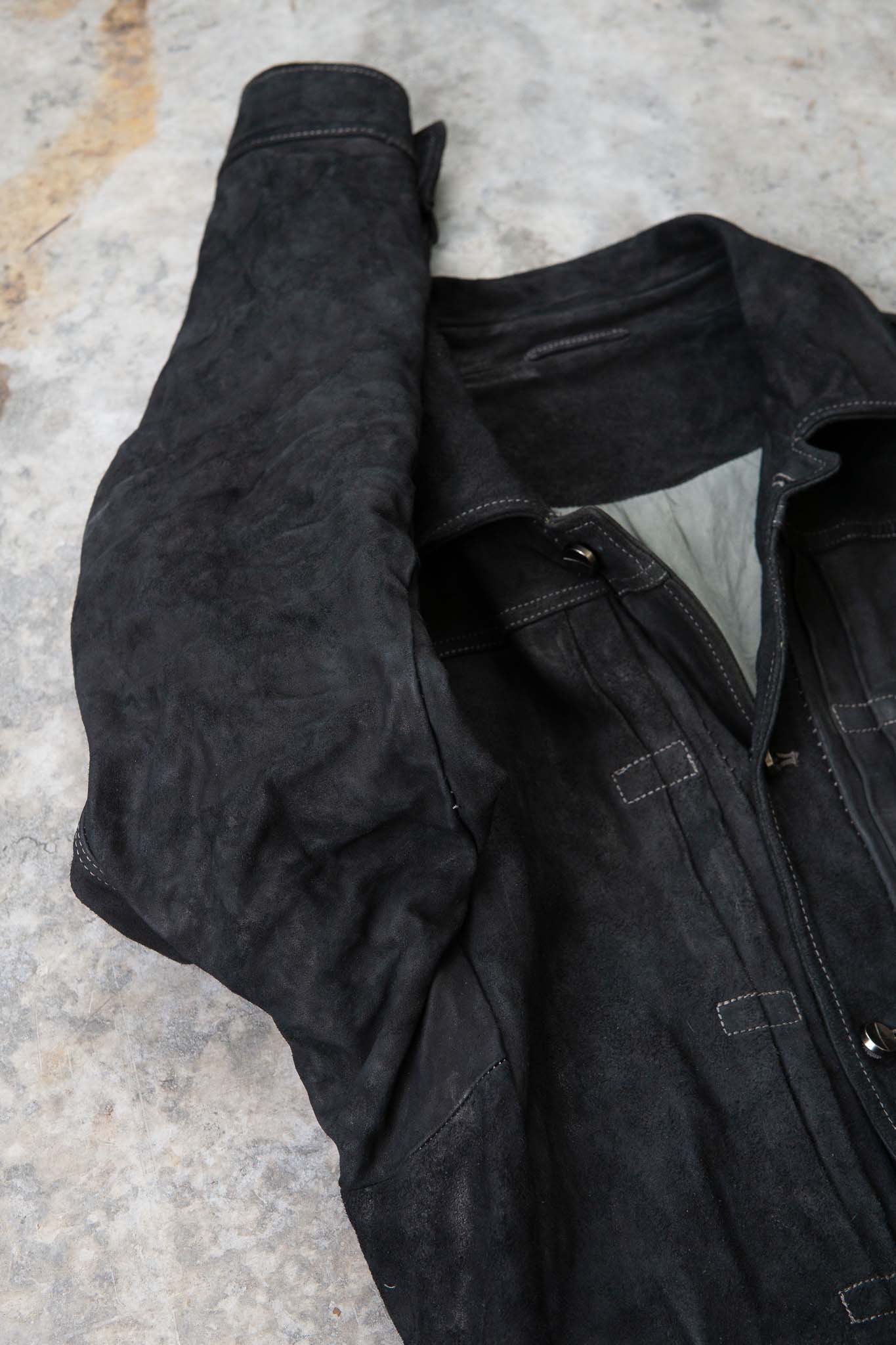 HORSE LEATHER JEAN JACKET JJ-4B LINED