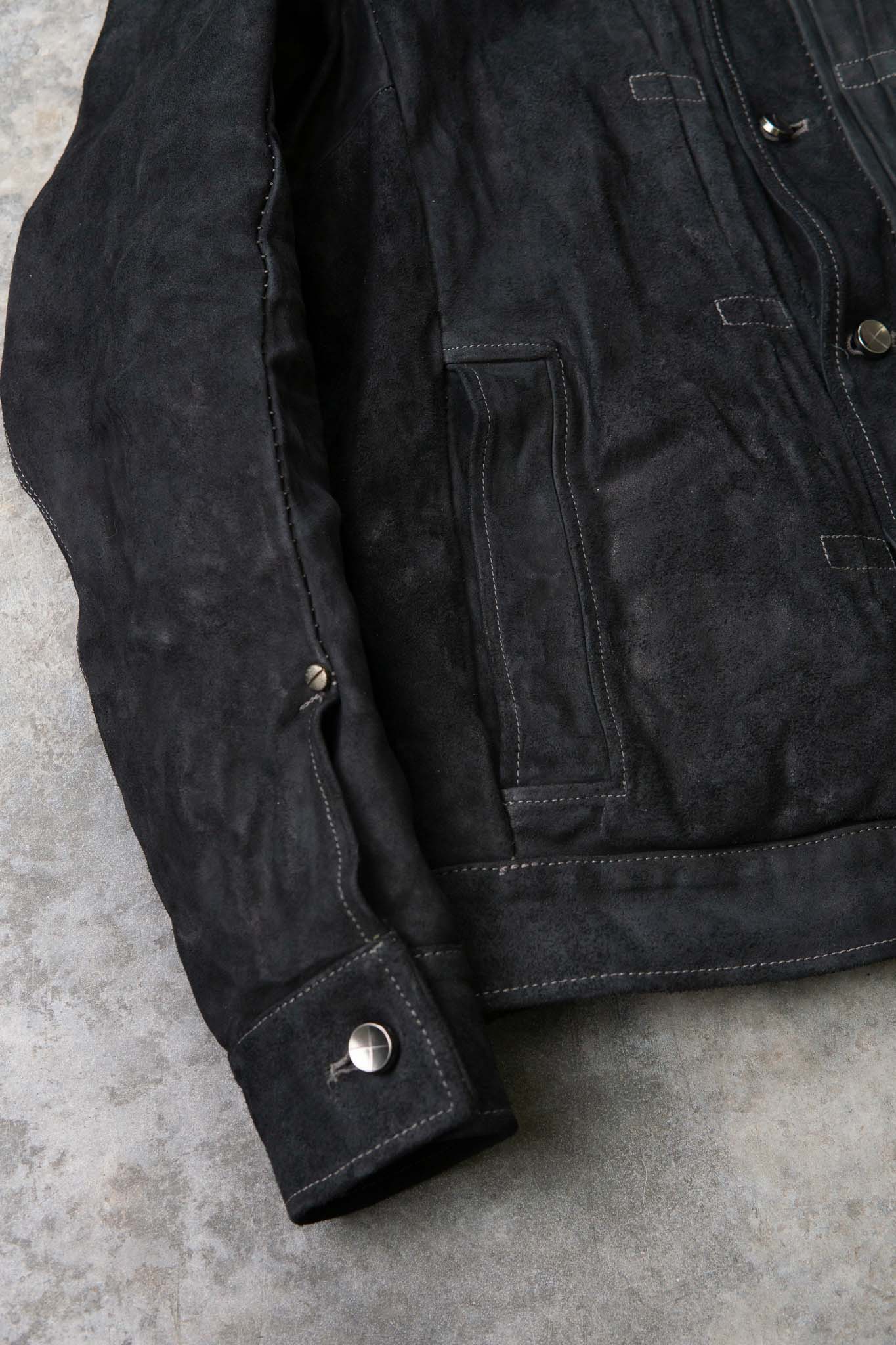 HORSE LEATHER JEAN JACKET JJ-4B LINED