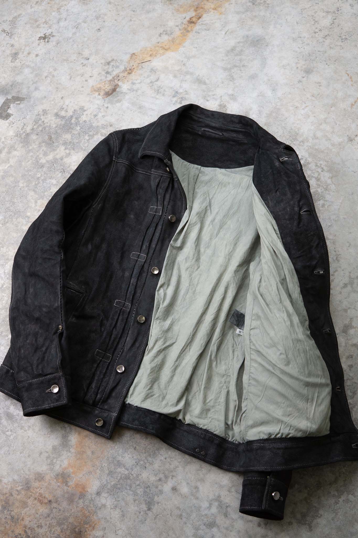 HORSE LEATHER JEAN JACKET JJ-4B LINED