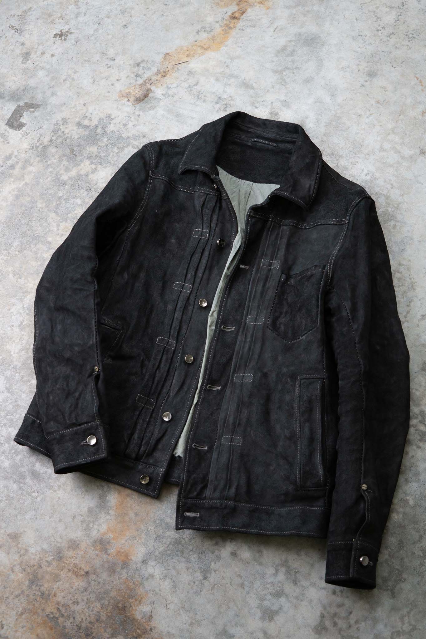 HORSE LEATHER JEAN JACKET JJ-4B LINED