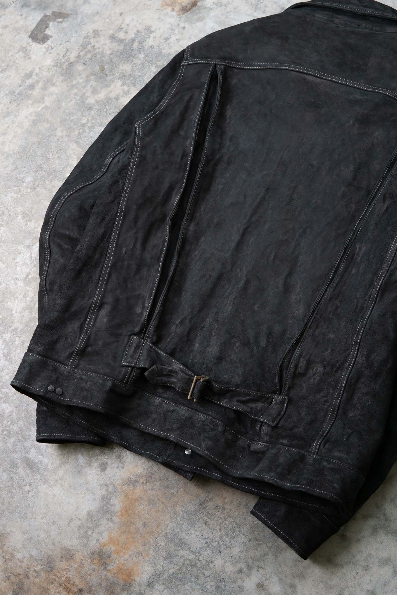 HORSE LEATHER JEAN JACKET JJ-4B LINED