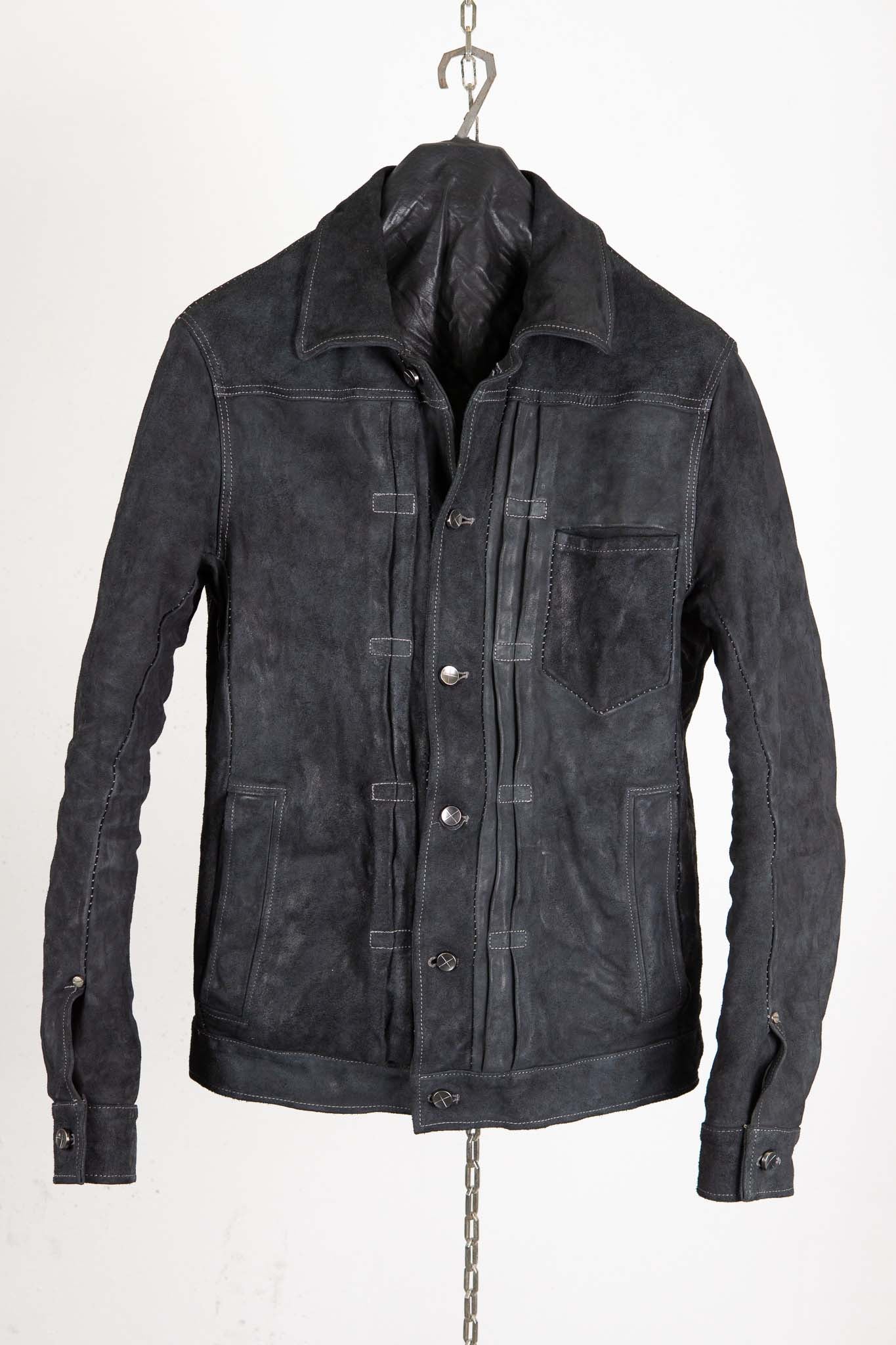 HORSE LEATHER JEAN JACKET JJ-4B LINED