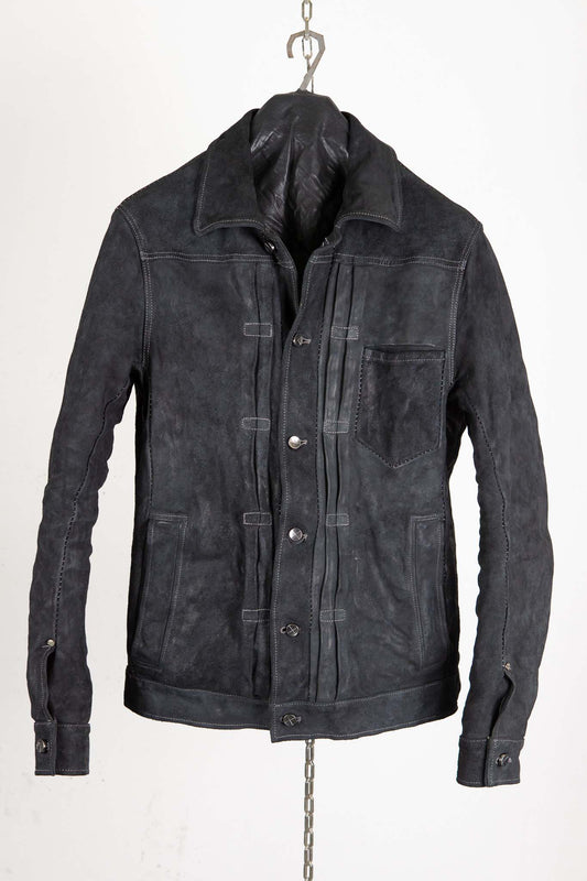 HORSE LEATHER JEAN JACKET JJ-4B LINED