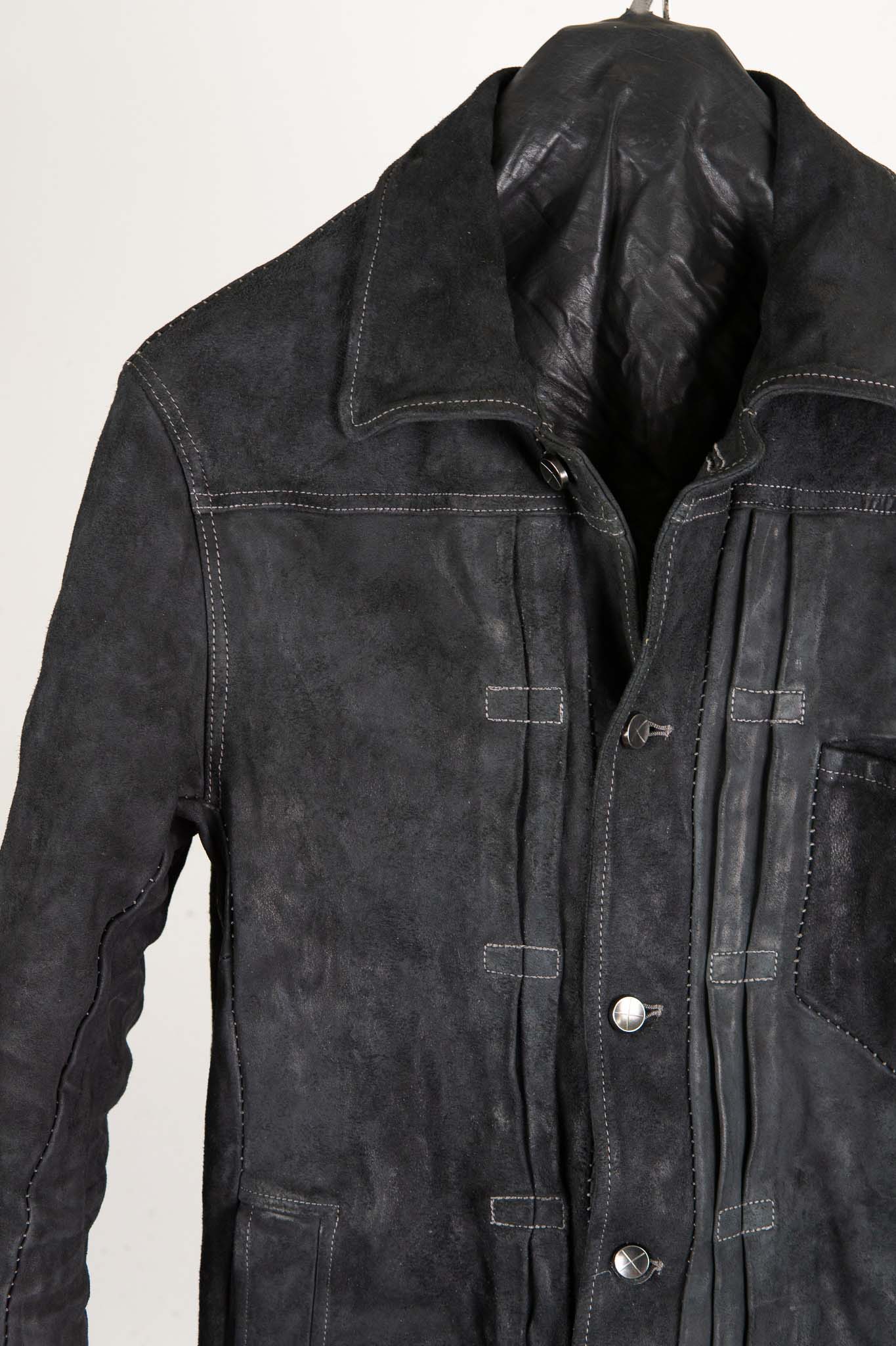 HORSE LEATHER JEAN JACKET JJ-4B LINED