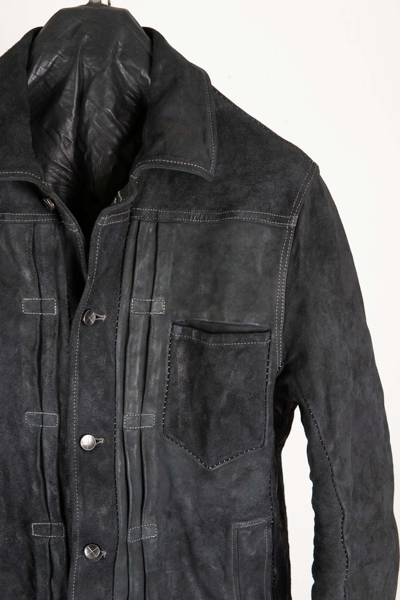 HORSE LEATHER JEAN JACKET JJ-4B LINED