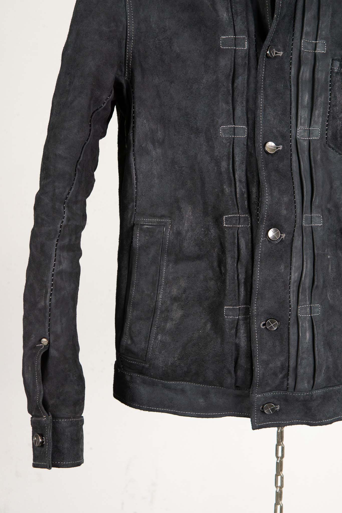HORSE LEATHER JEAN JACKET JJ-4B LINED
