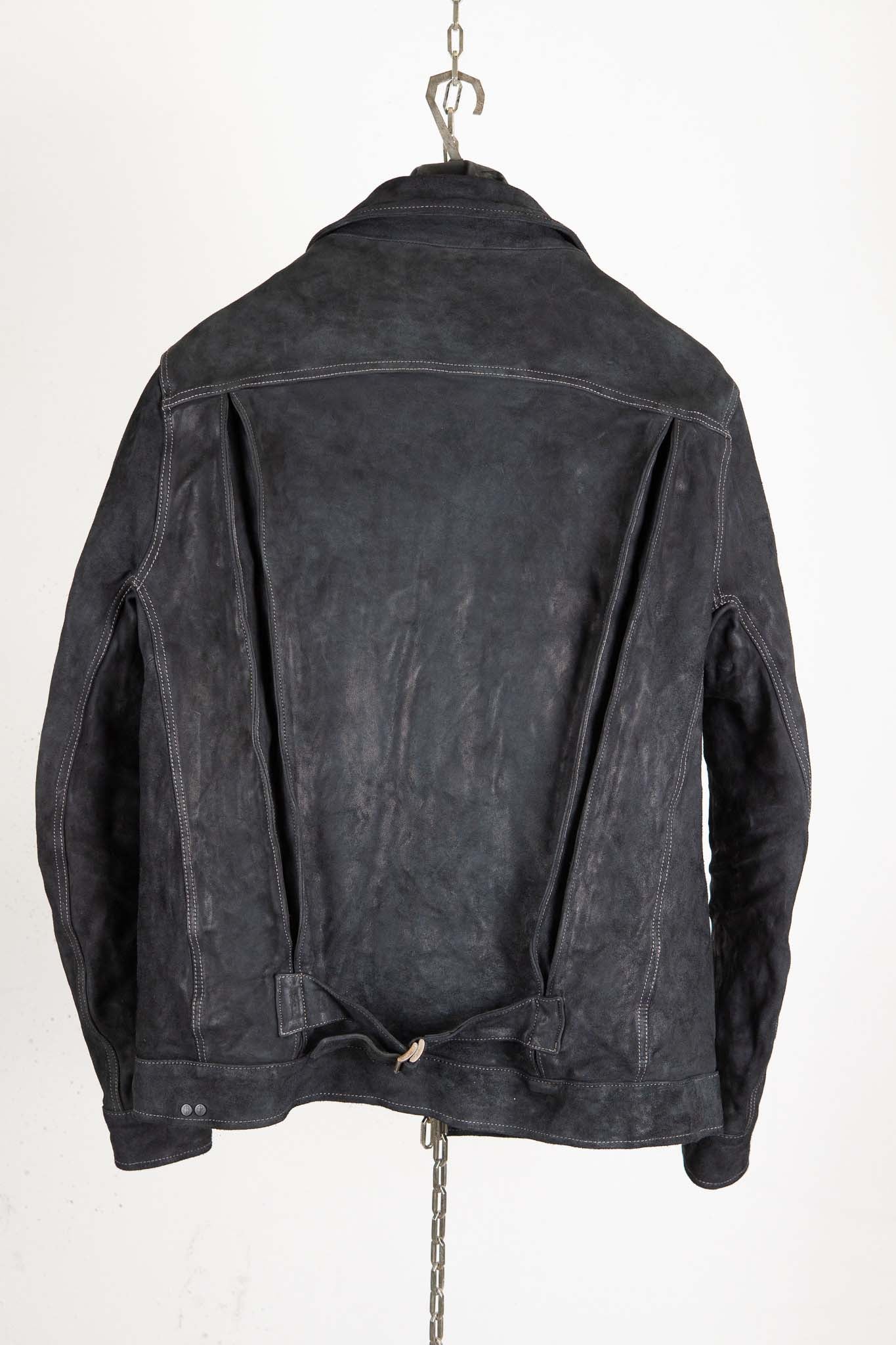 HORSE LEATHER JEAN JACKET JJ-4B LINED