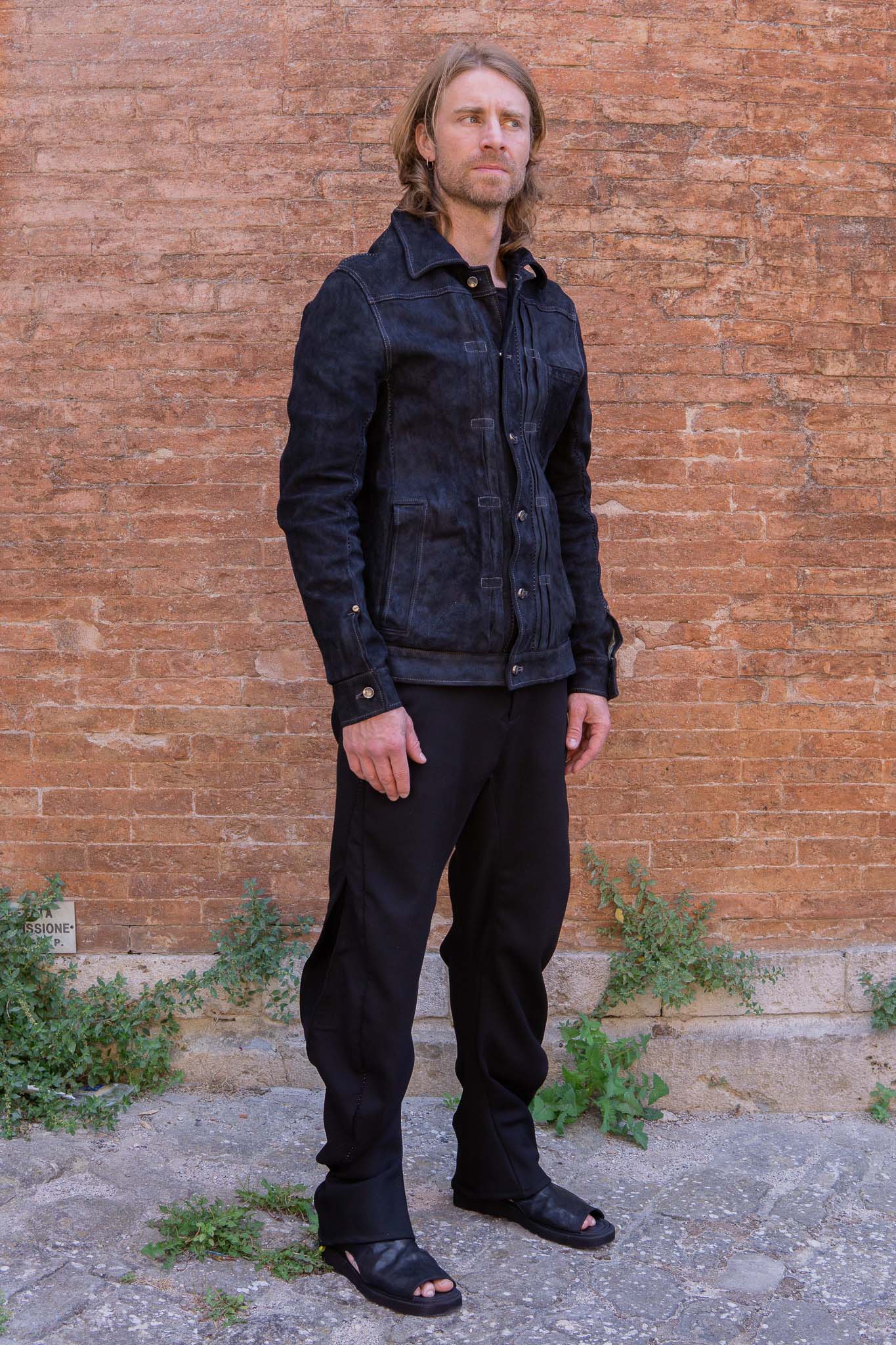 HORSE LEATHER JEAN JACKET JJ-4B LINED