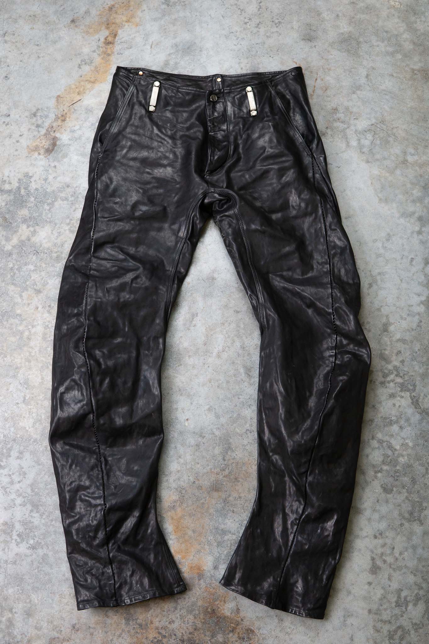 HORSE LEATHER PANTS SJP-5 LINED