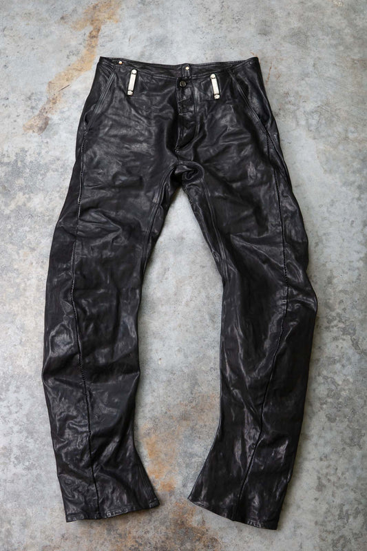 HORSE LEATHER PANTS SJP-5 LINED
