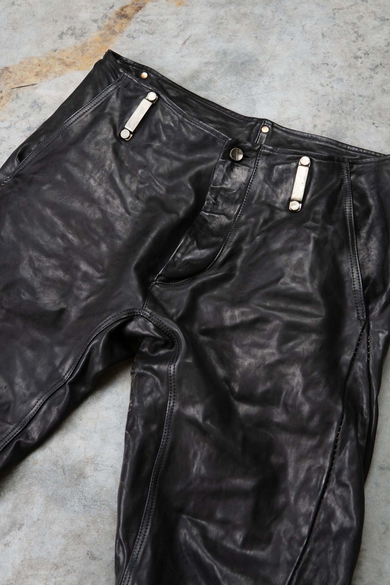 HORSE LEATHER PANTS SJP-5 LINED