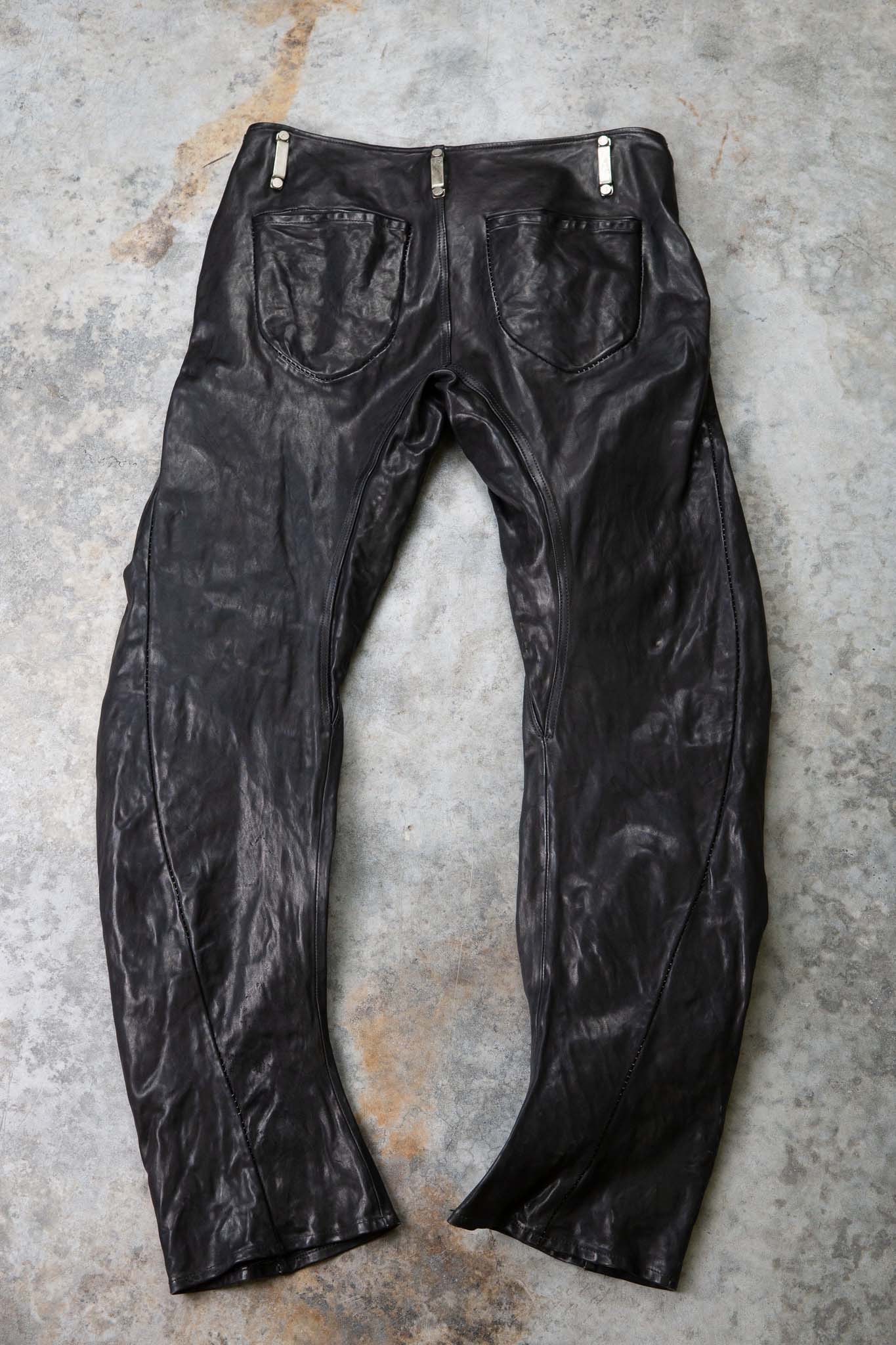 HORSE LEATHER PANTS SJP-5 LINED