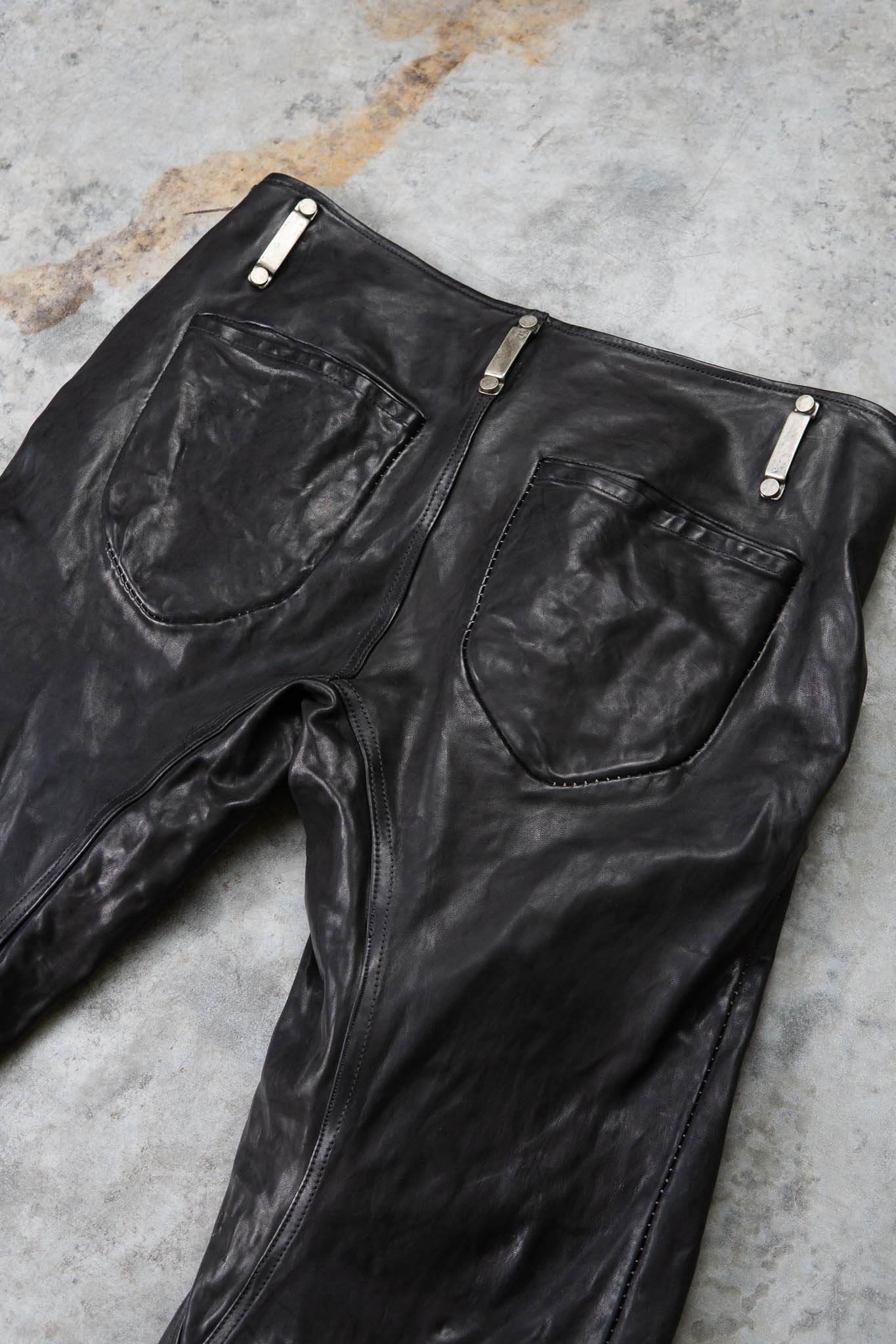 HORSE LEATHER PANTS SJP-5 LINED