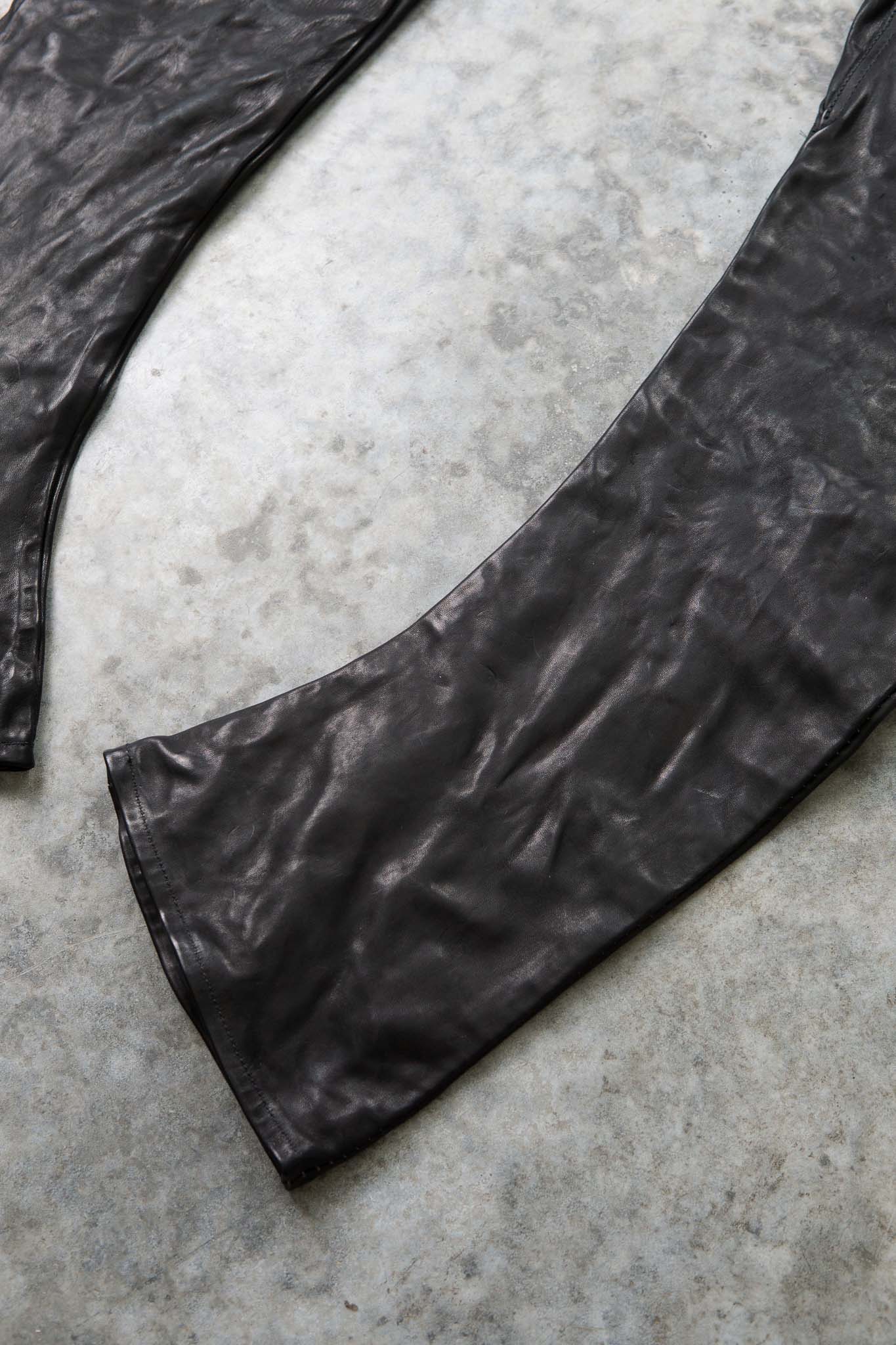 HORSE LEATHER PANTS SJP-7 LINED