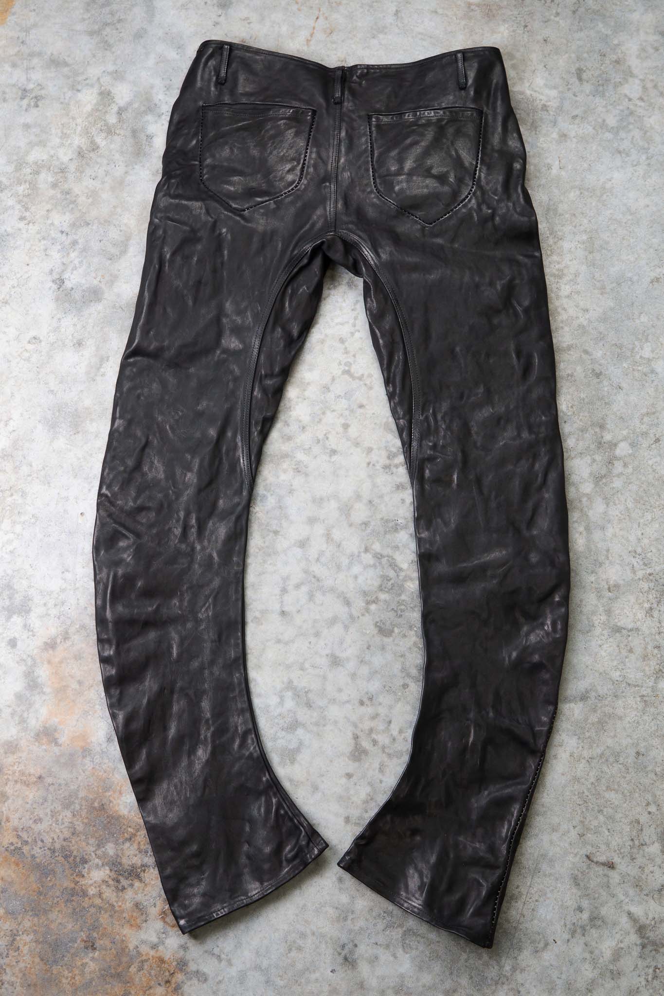 HORSE LEATHER PANTS SJP-7 LINED