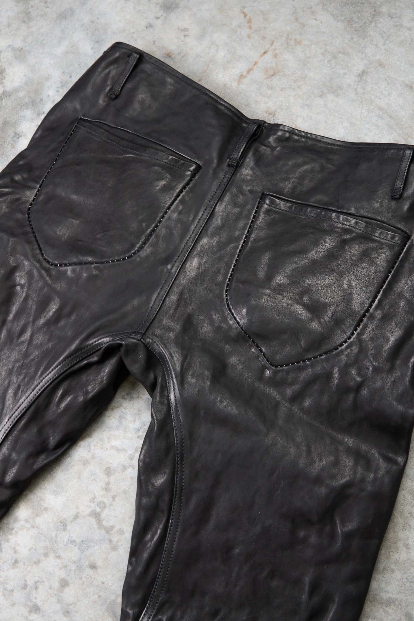 HORSE LEATHER PANTS SJP-7 LINED
