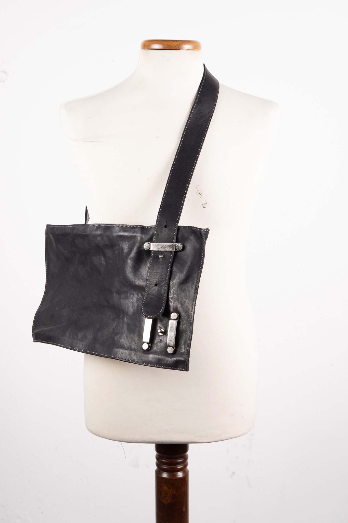 CALF SHOULDER LEATHER BAG 2WAY FRAT BAG FB-1