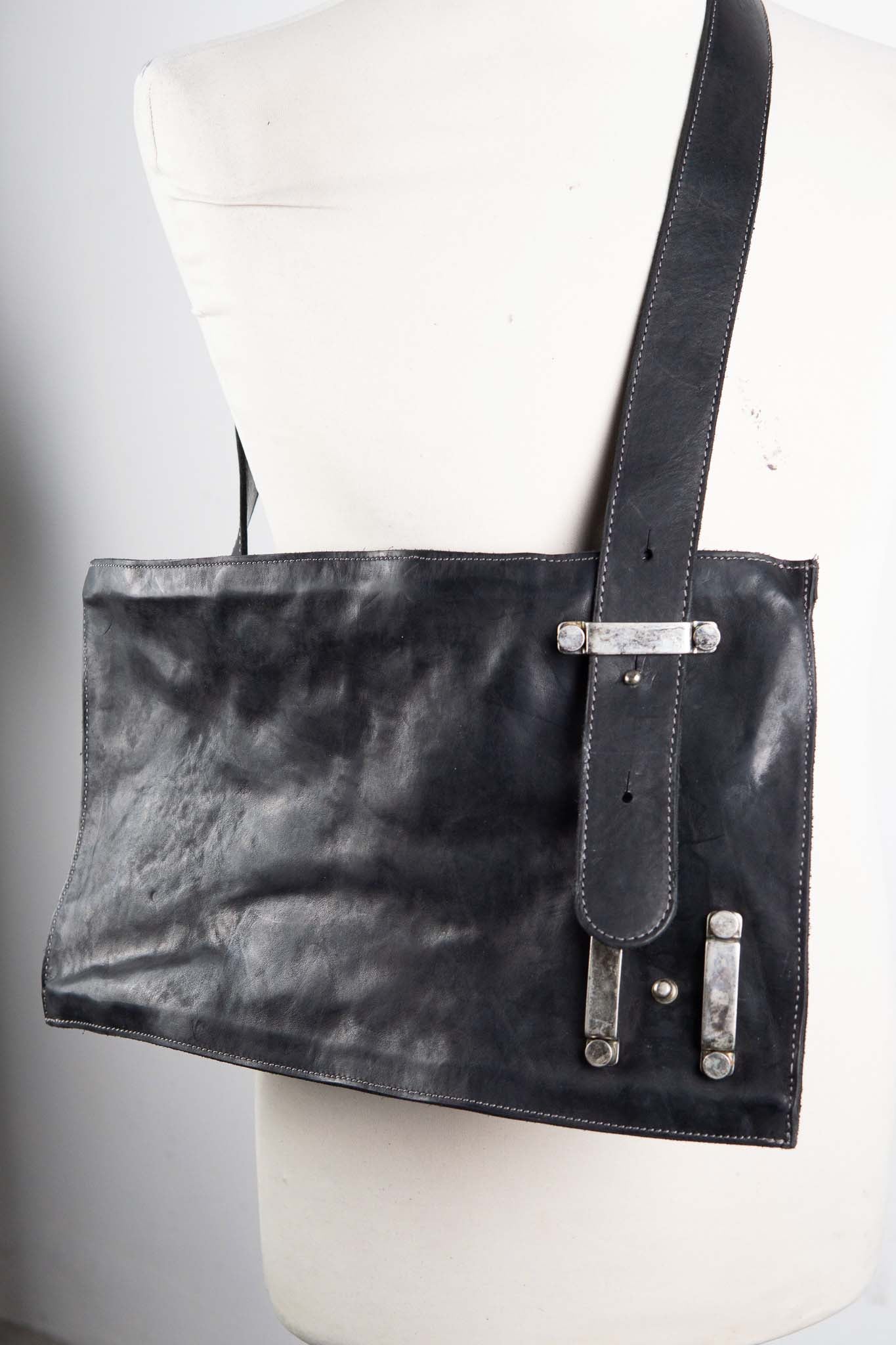CALF SHOULDER LEATHER BAG 2WAY FRAT BAG FB-1