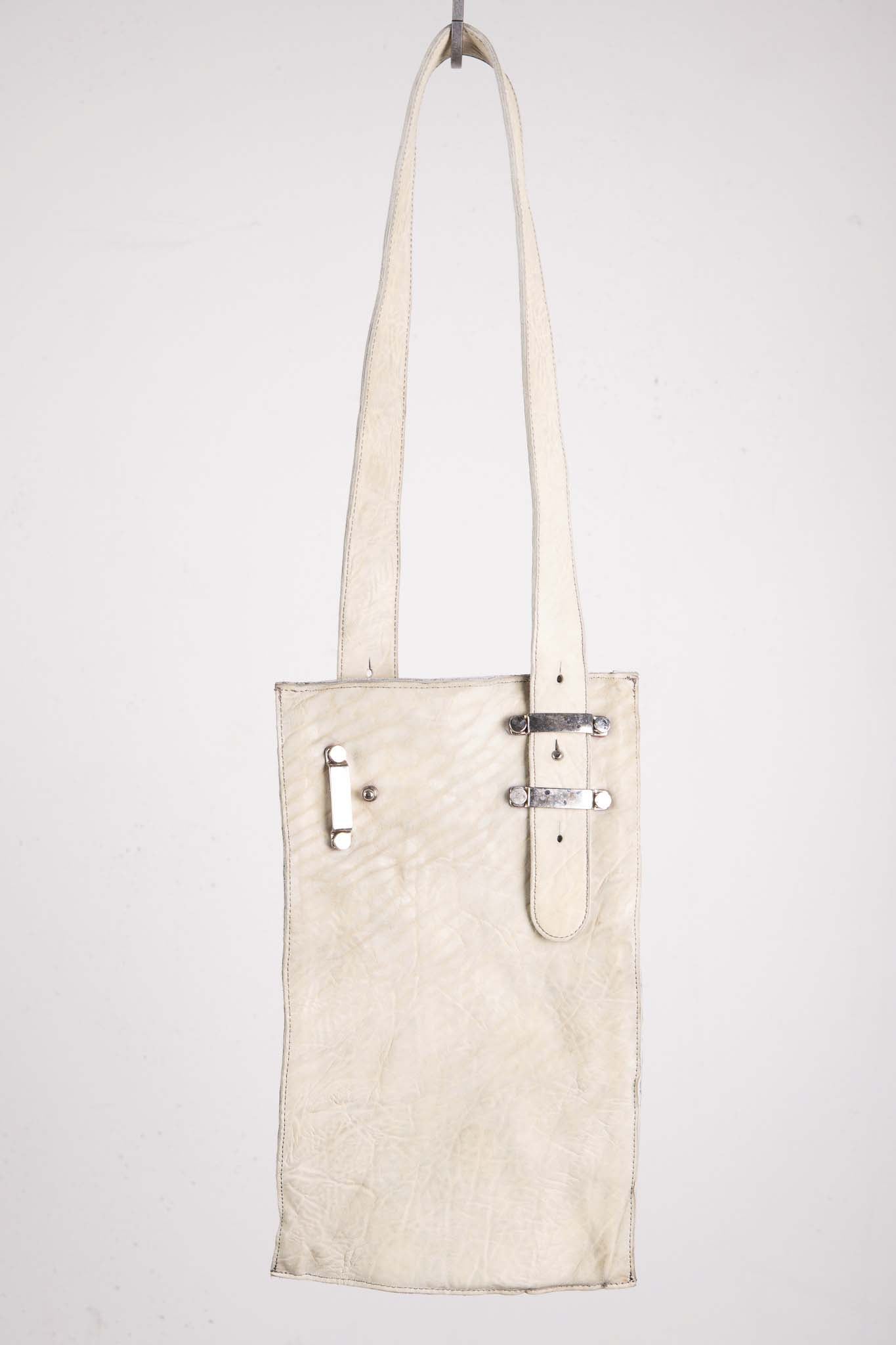 HORSE RG WHITE LEATHER BAG 2WAY FRAT BAG FB-1