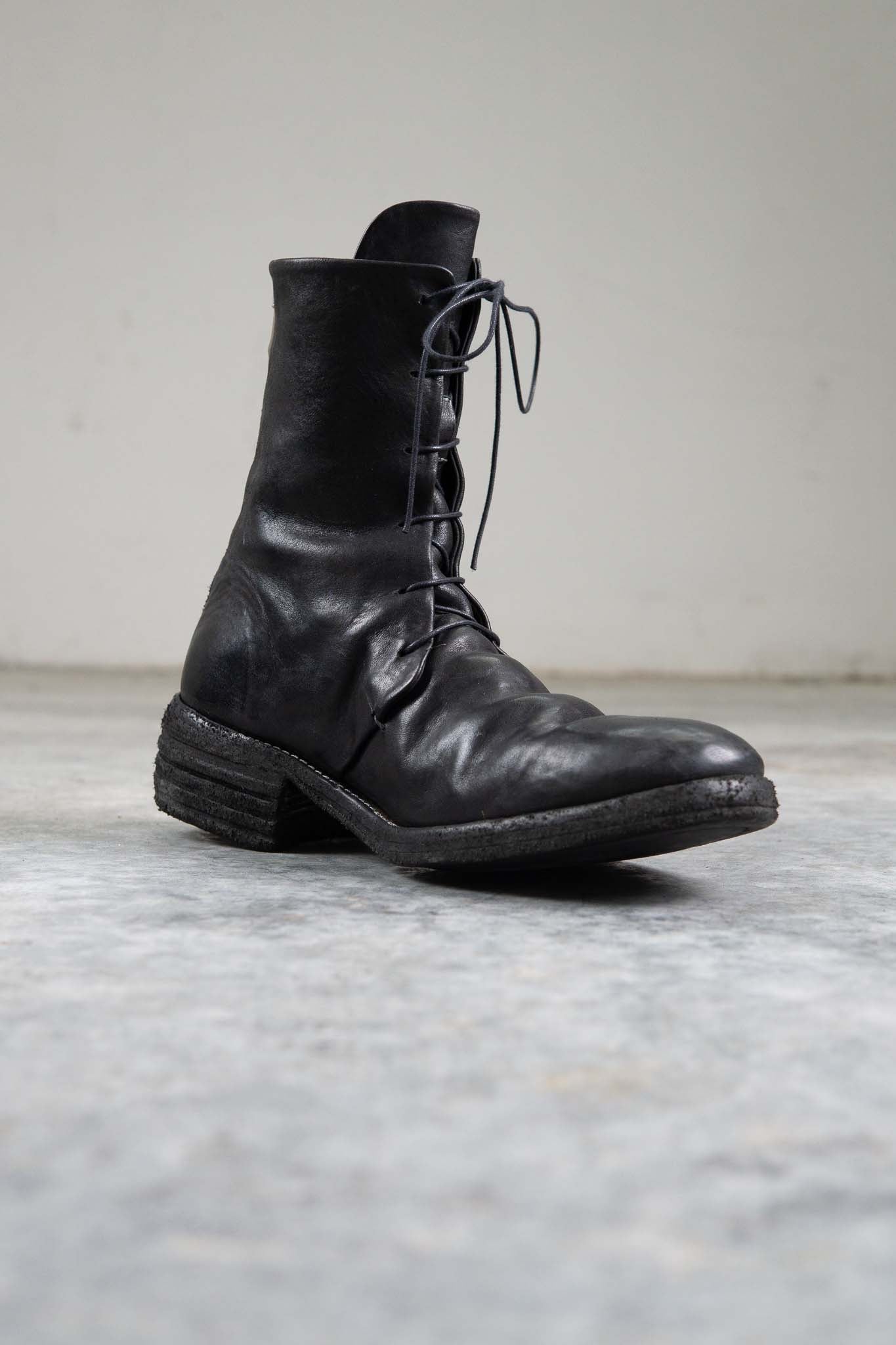 HORSE LEATHER BACK ZIP 6HOLES BZ-2 #2LEATHER SOLES        PIECE DYED