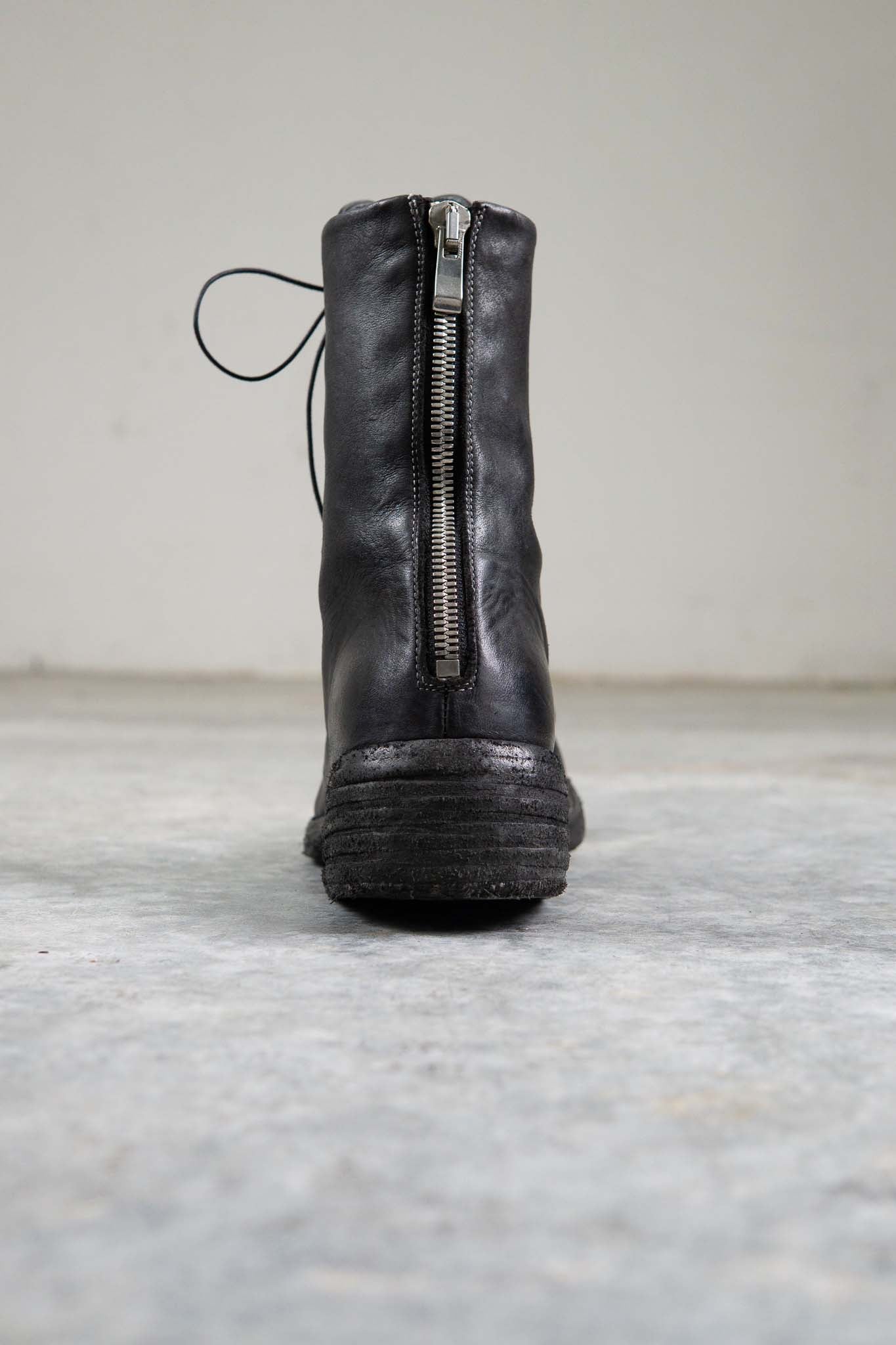 HORSE LEATHER BACK ZIP 6HOLES BZ-2 #2LEATHER SOLES        PIECE DYED