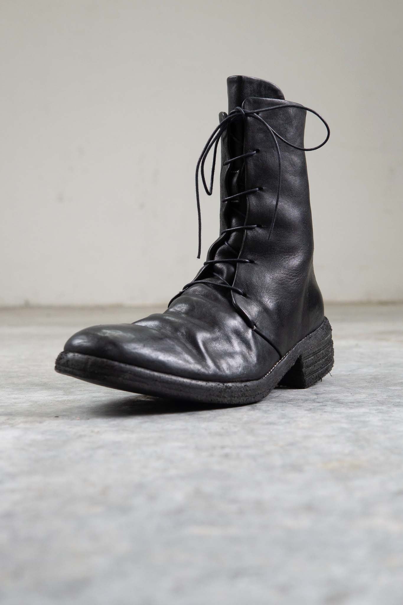 HORSE LEATHER BACK ZIP 6HOLES BZ-2 #2LEATHER SOLES        PIECE DYED