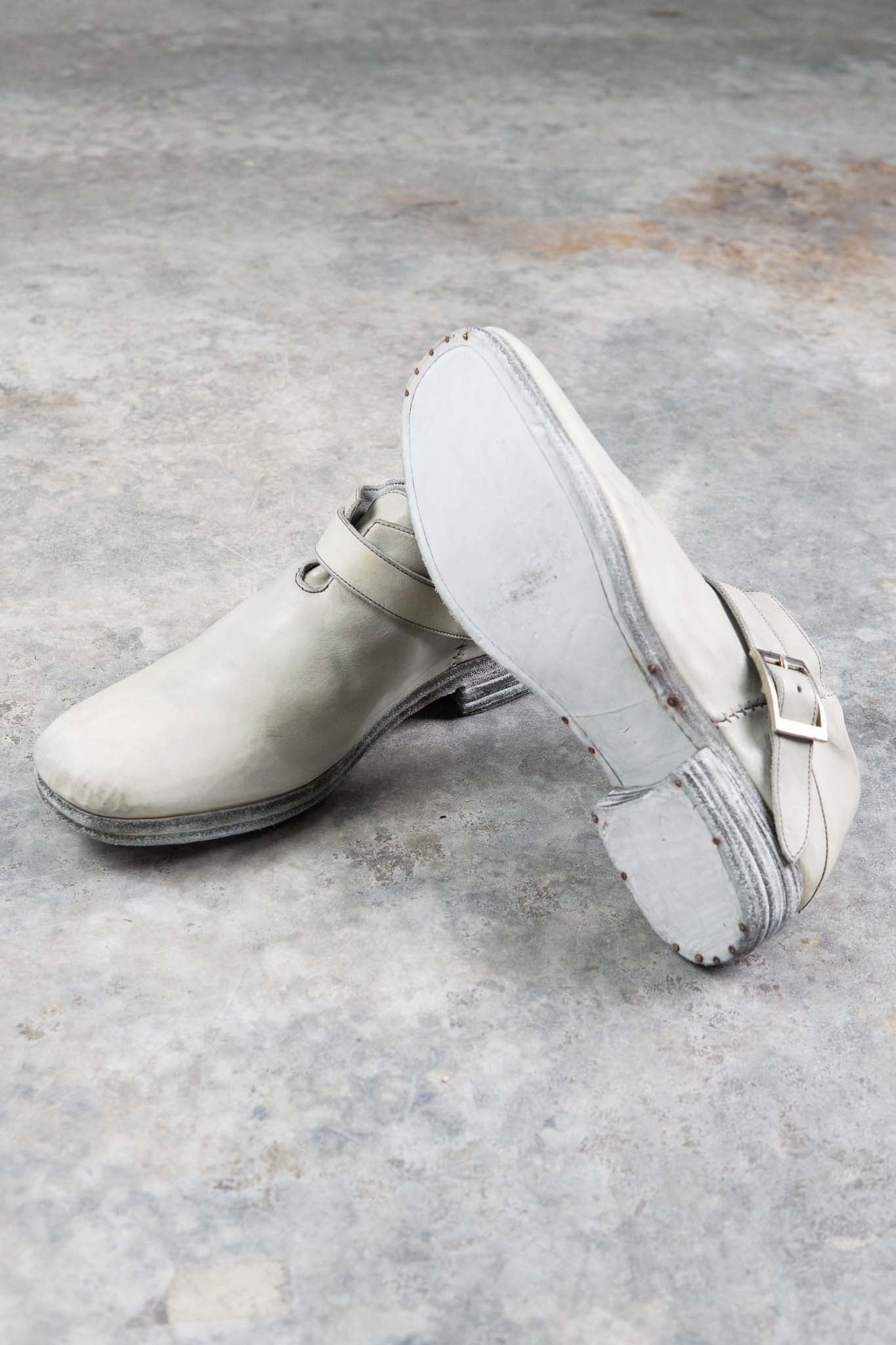 HORSE  LEATHER ENGINEER BOOTS DERBY EG-2 #3 LEATHER SOLES PIECE DYED