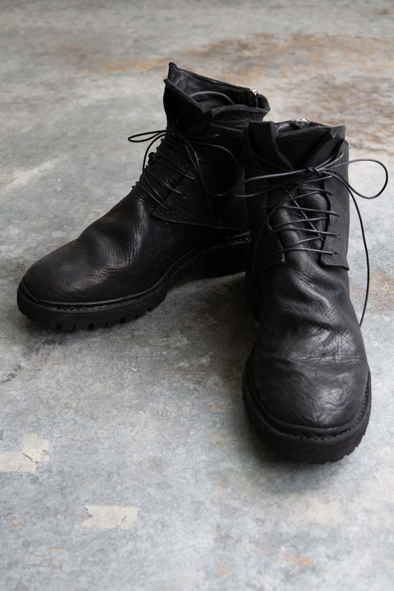 HORSE BUTT RG LEATHER BOOTS MT-1 GOODYEAR NORWEGIAN WELT VIBRAM SOLES PIECE DYED