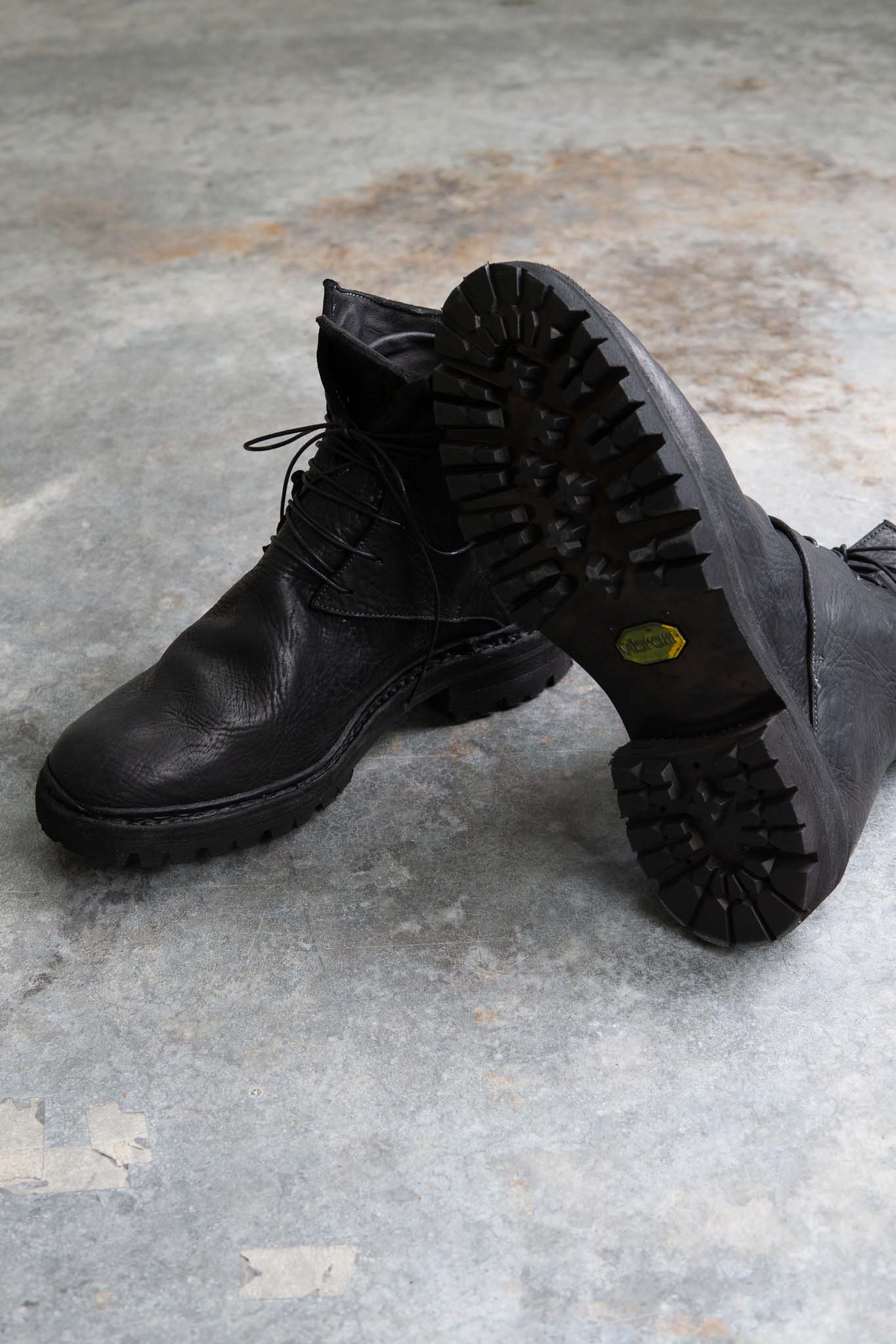HORSE BUTT RG LEATHER BOOTS MT-1 GOODYEAR NORWEGIAN WELT VIBRAM SOLES PIECE DYED