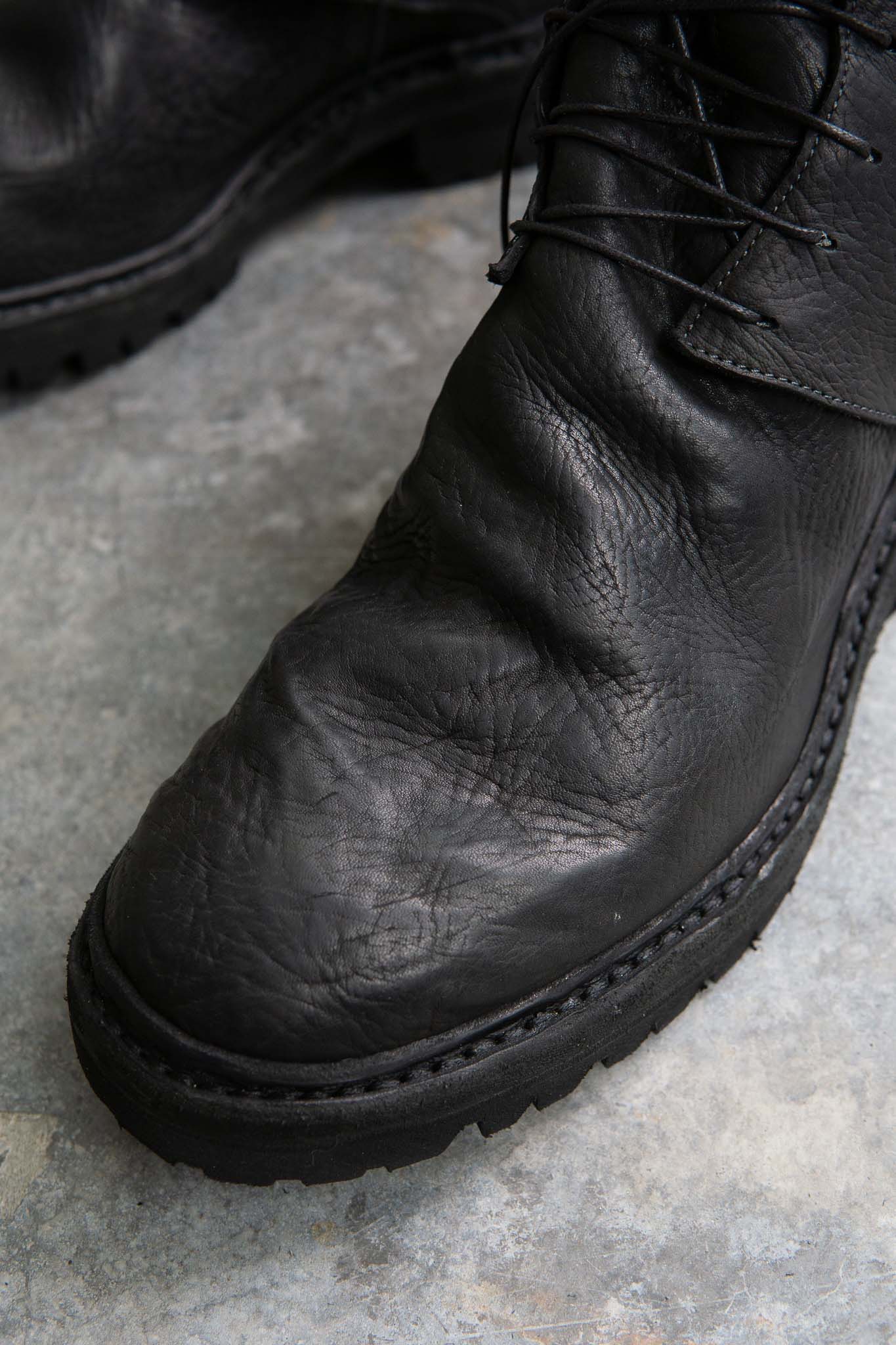 HORSE BUTT RG LEATHER BOOTS MT-1 GOODYEAR NORWEGIAN WELT VIBRAM SOLES PIECE DYED