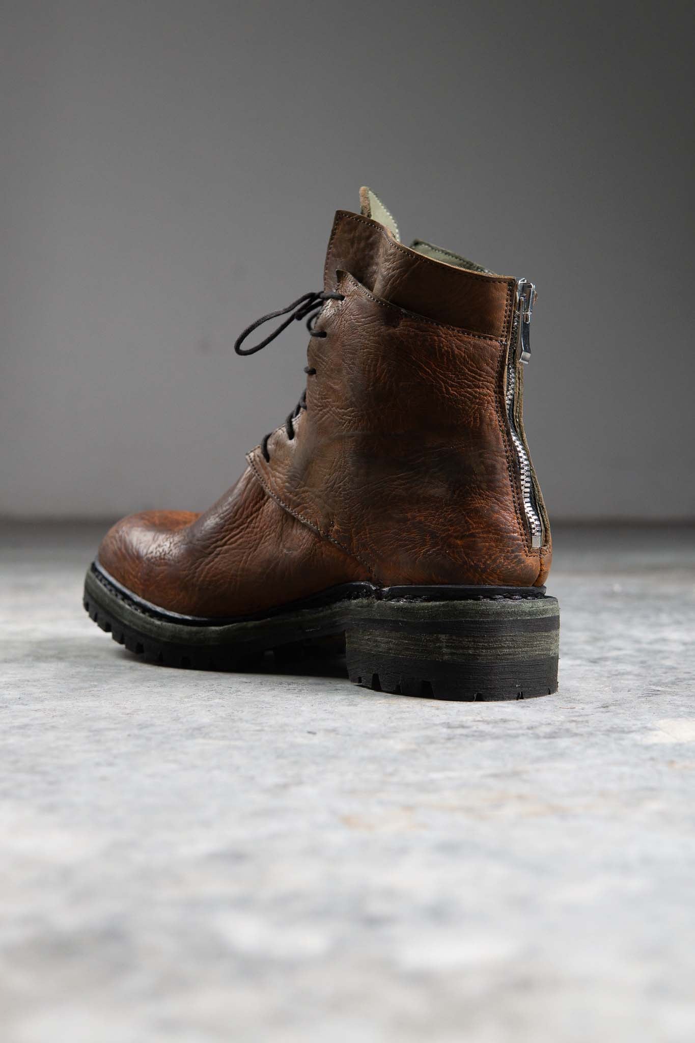 HORSE BUTT RG LEATHER BOOTS MT-1 NORWEGIAN GOODYEAR WELT VIBRAM SOLES PIECE DYED
