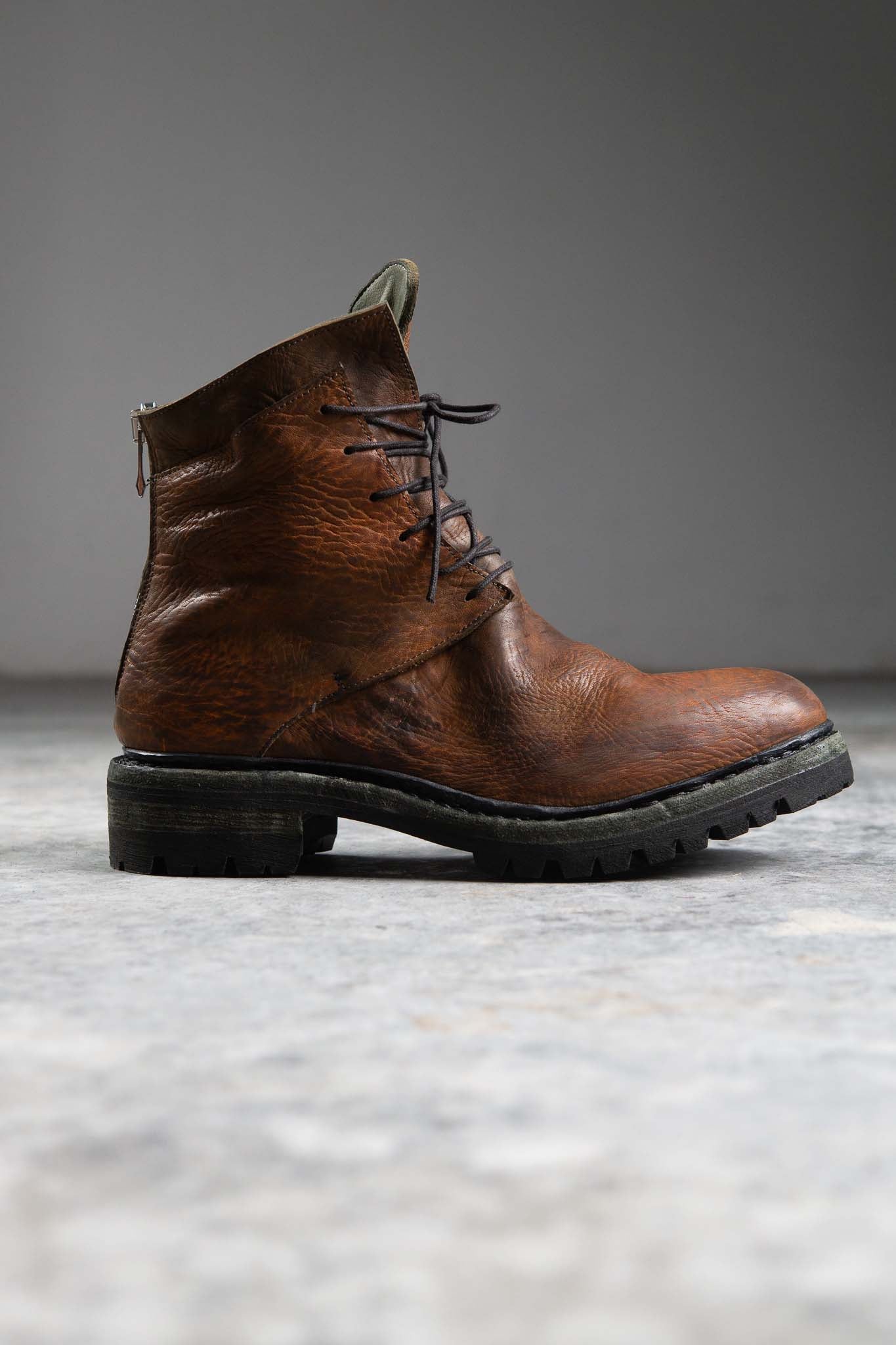 HORSE BUTT RG LEATHER BOOTS MT-1 NORWEGIAN GOODYEAR WELT VIBRAM SOLES PIECE DYED