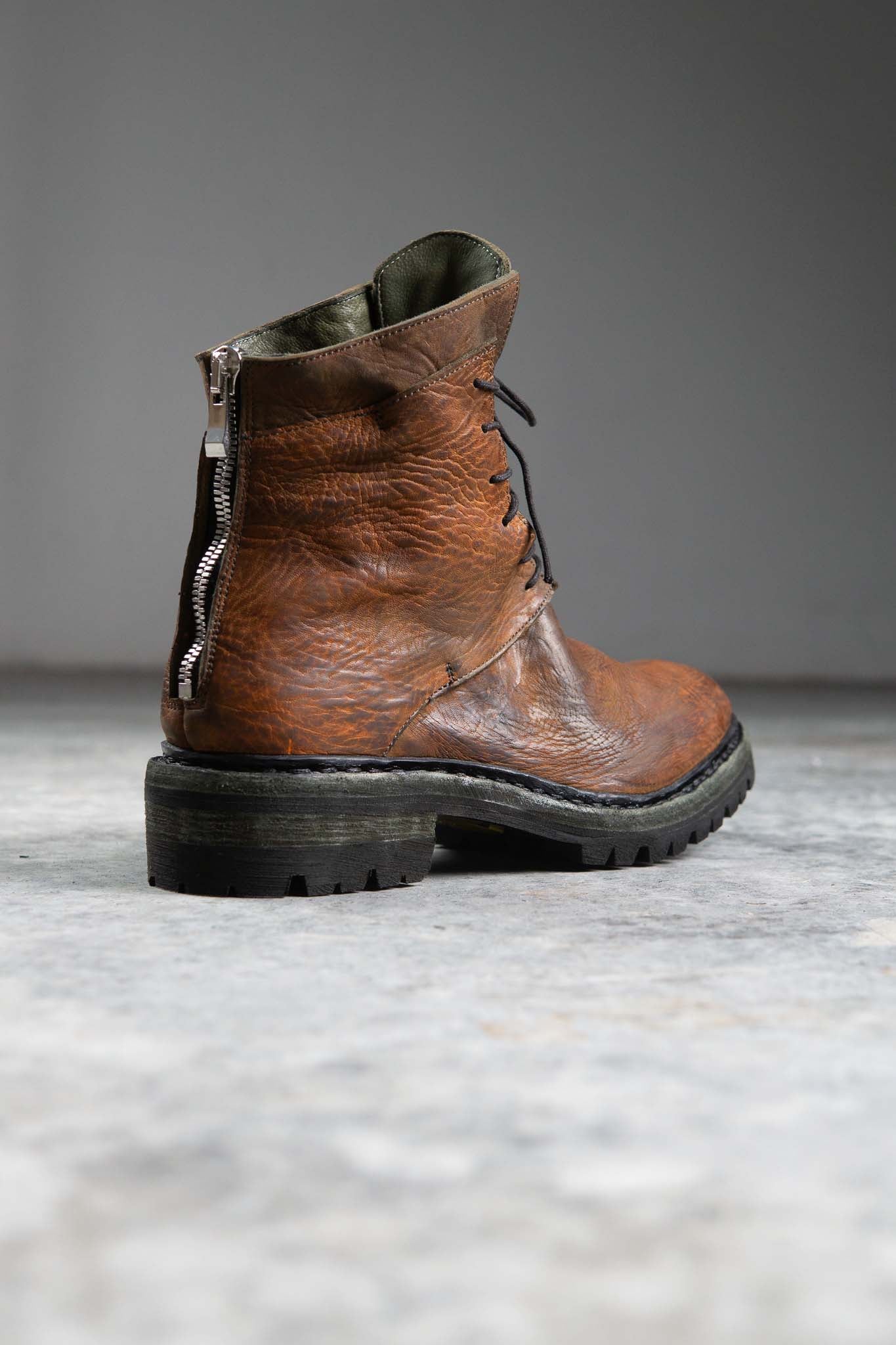 HORSE BUTT RG LEATHER BOOTS MT-1 NORWEGIAN GOODYEAR WELT VIBRAM SOLES PIECE DYED