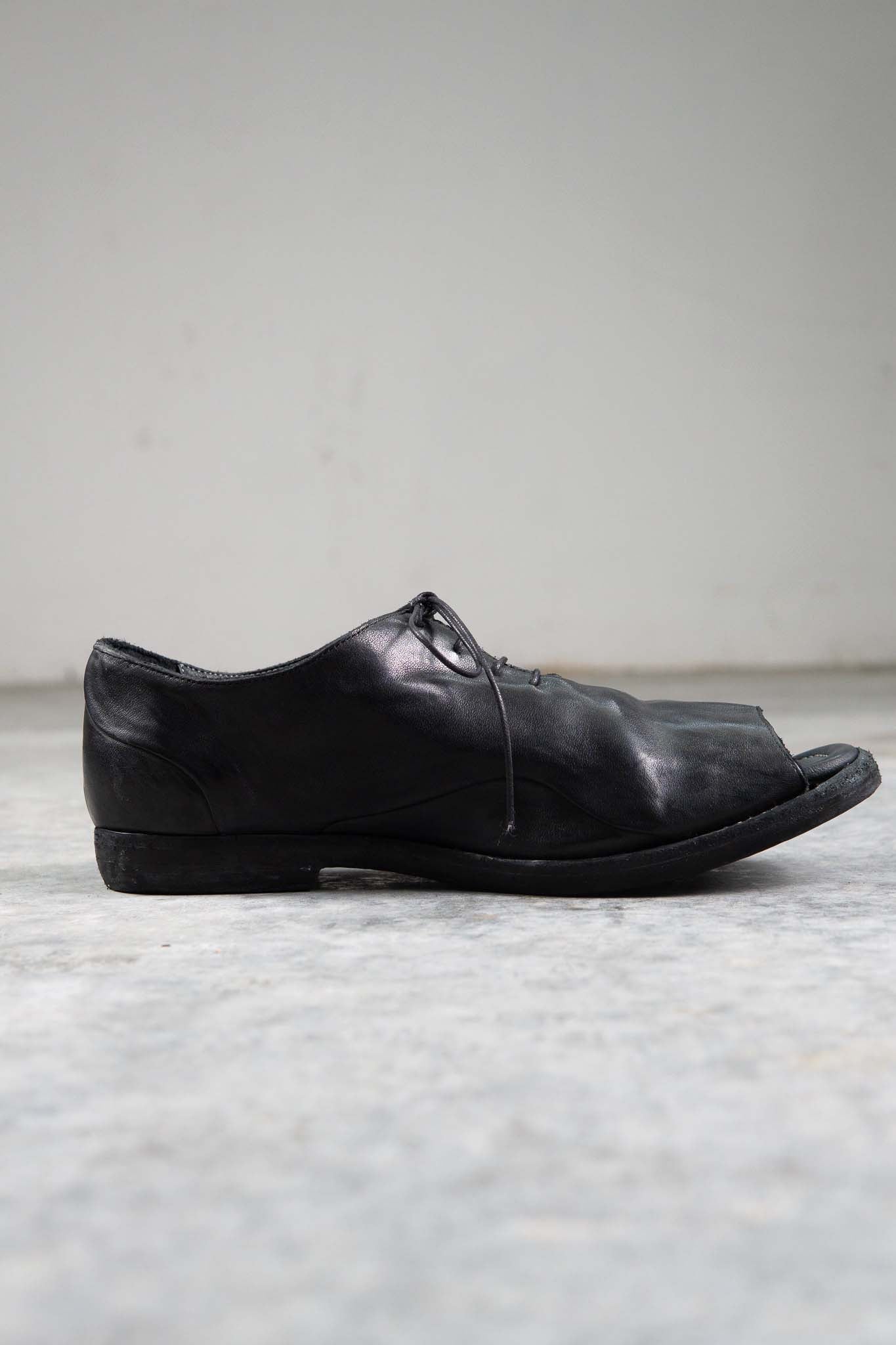 HORSE LEATHER SLIPON SANDAL #4 LEATHER SOLES PIECE DYED