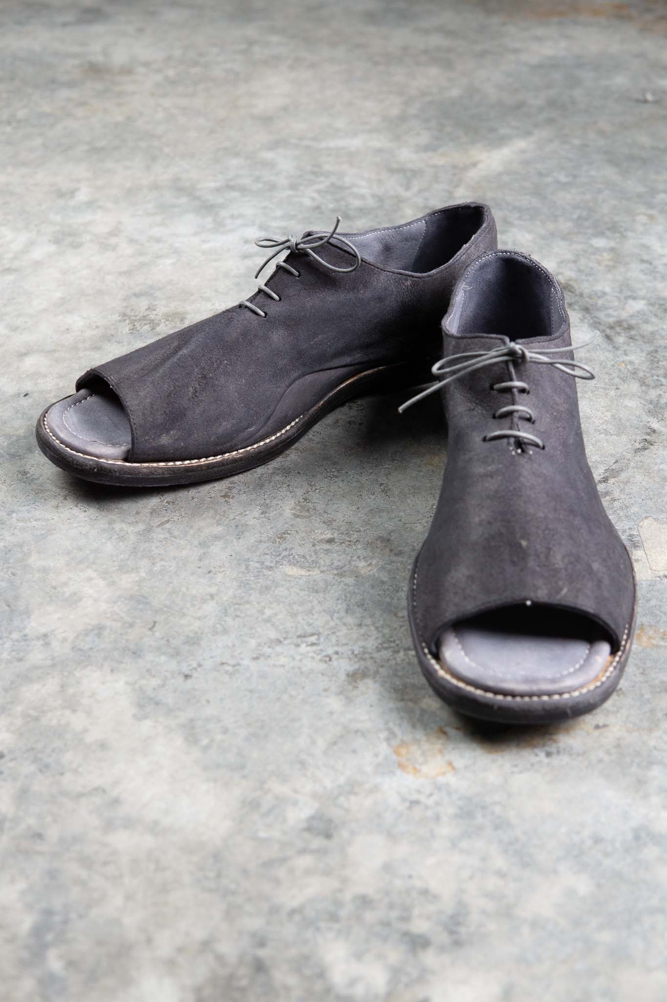 HORSE LEATHER SLIPON SANDAL #4 LEATHER SOLES PIECE DYED