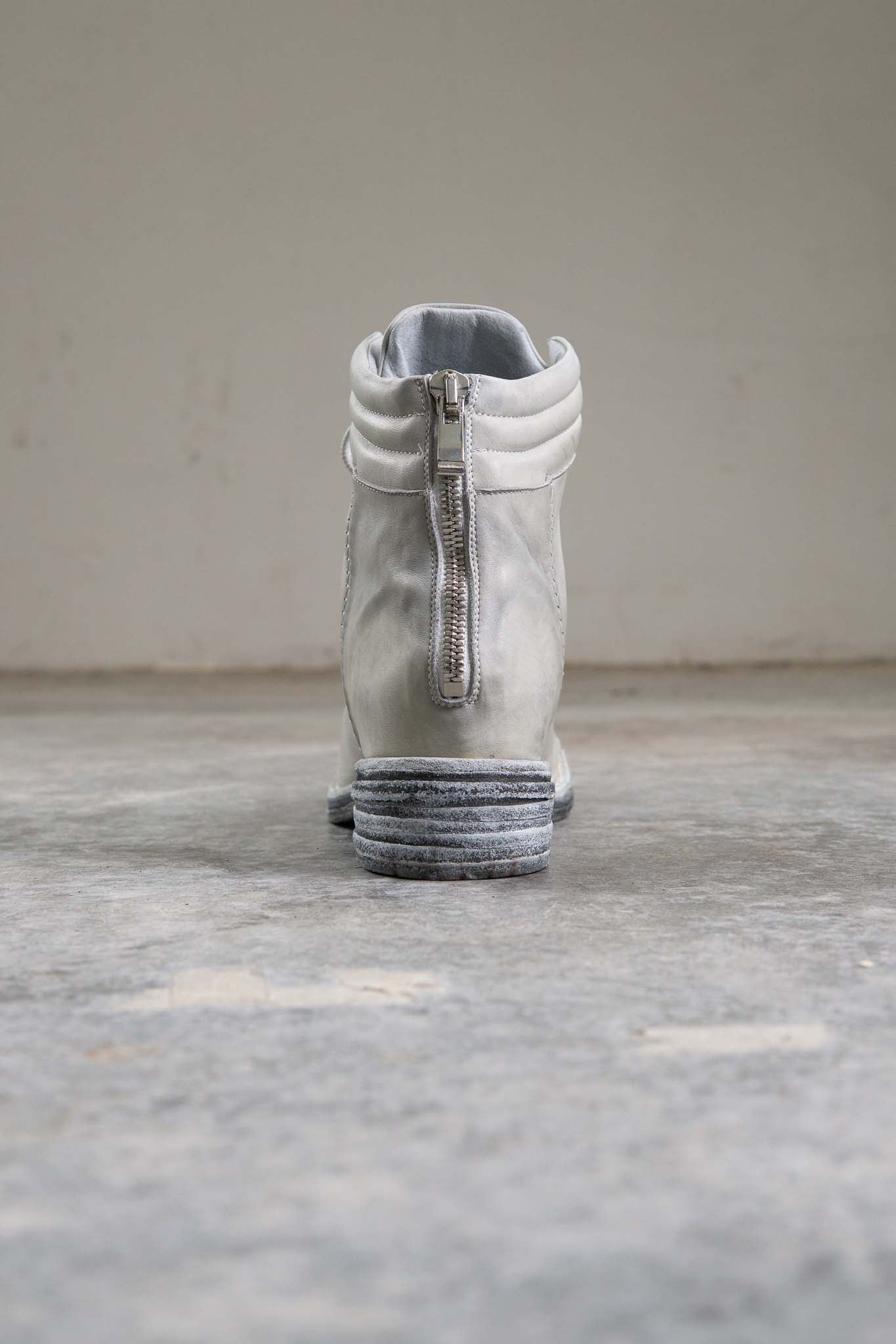 HORSE WHITE LEATHER BOOTS CL-2 #2 LEATHER SOLES PIECE DYED