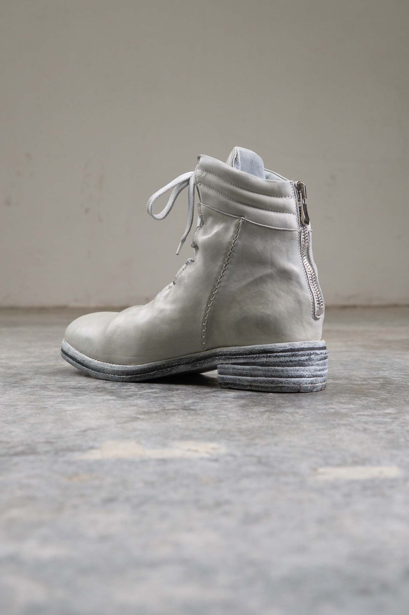 HORSE WHITE LEATHER BOOTS CL-2 #2 LEATHER SOLES PIECE DYED