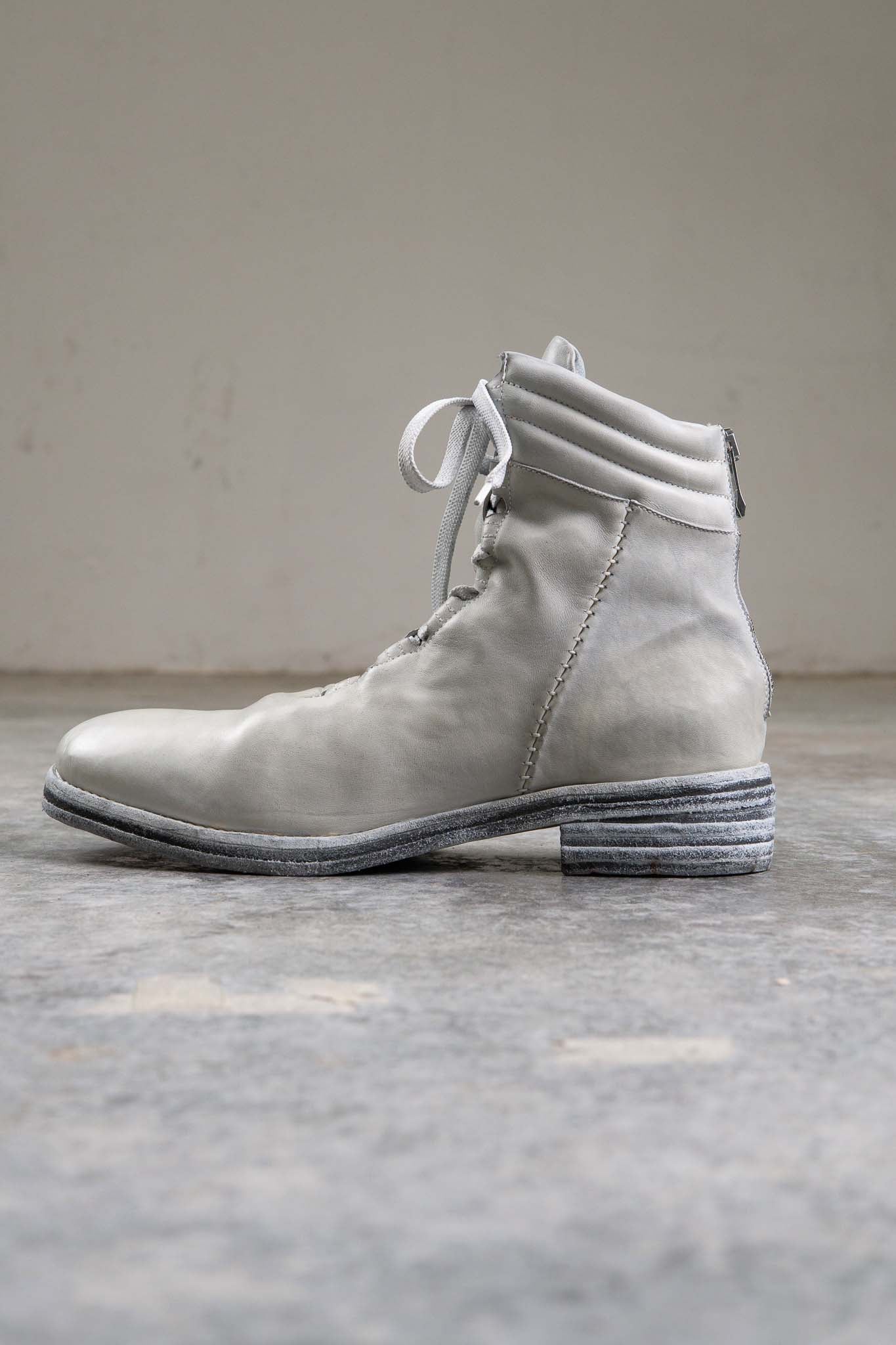 HORSE WHITE LEATHER BOOTS CL-2 #2 LEATHER SOLES PIECE DYED