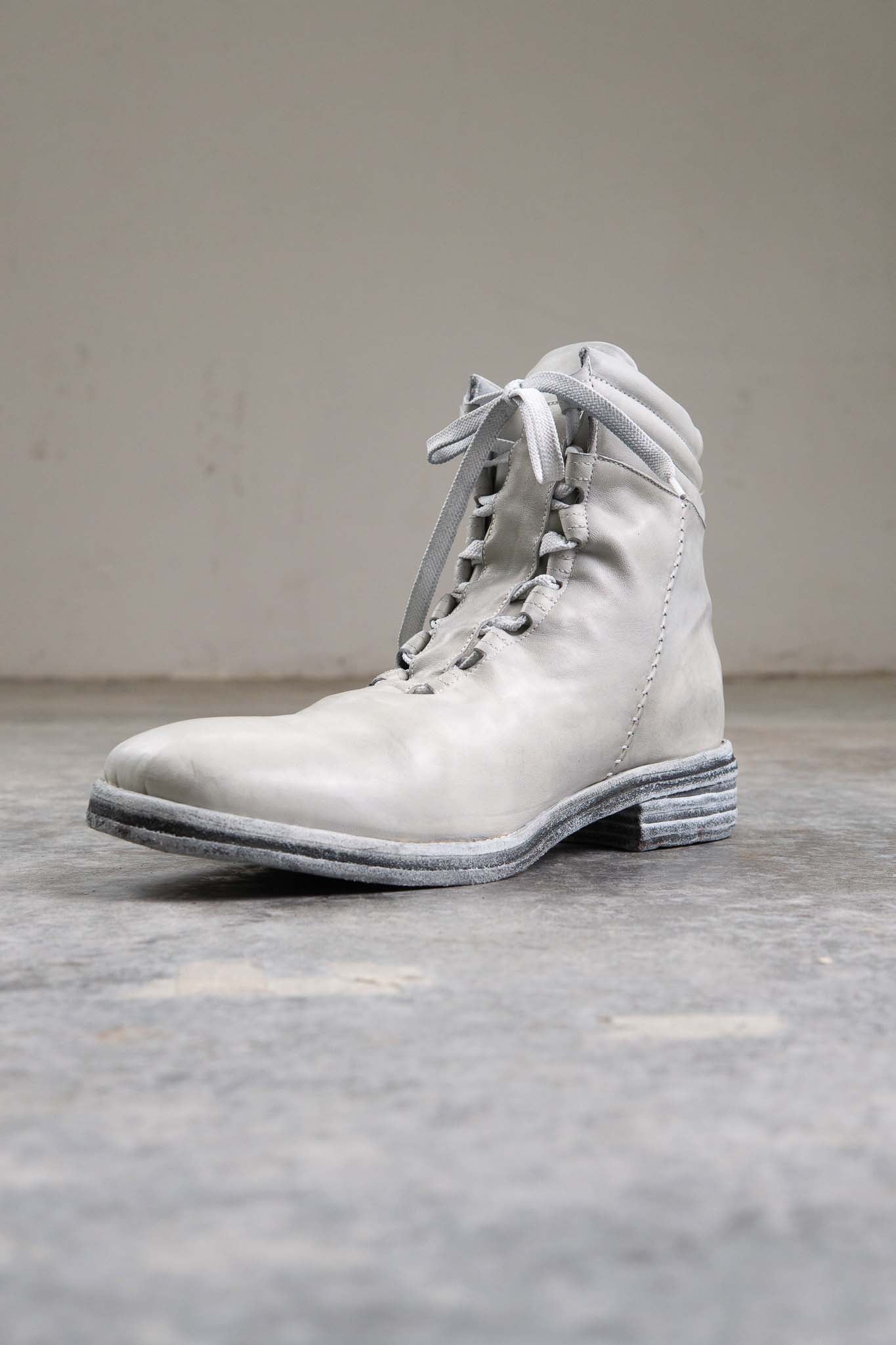 HORSE WHITE LEATHER BOOTS CL-2 #2 LEATHER SOLES PIECE DYED