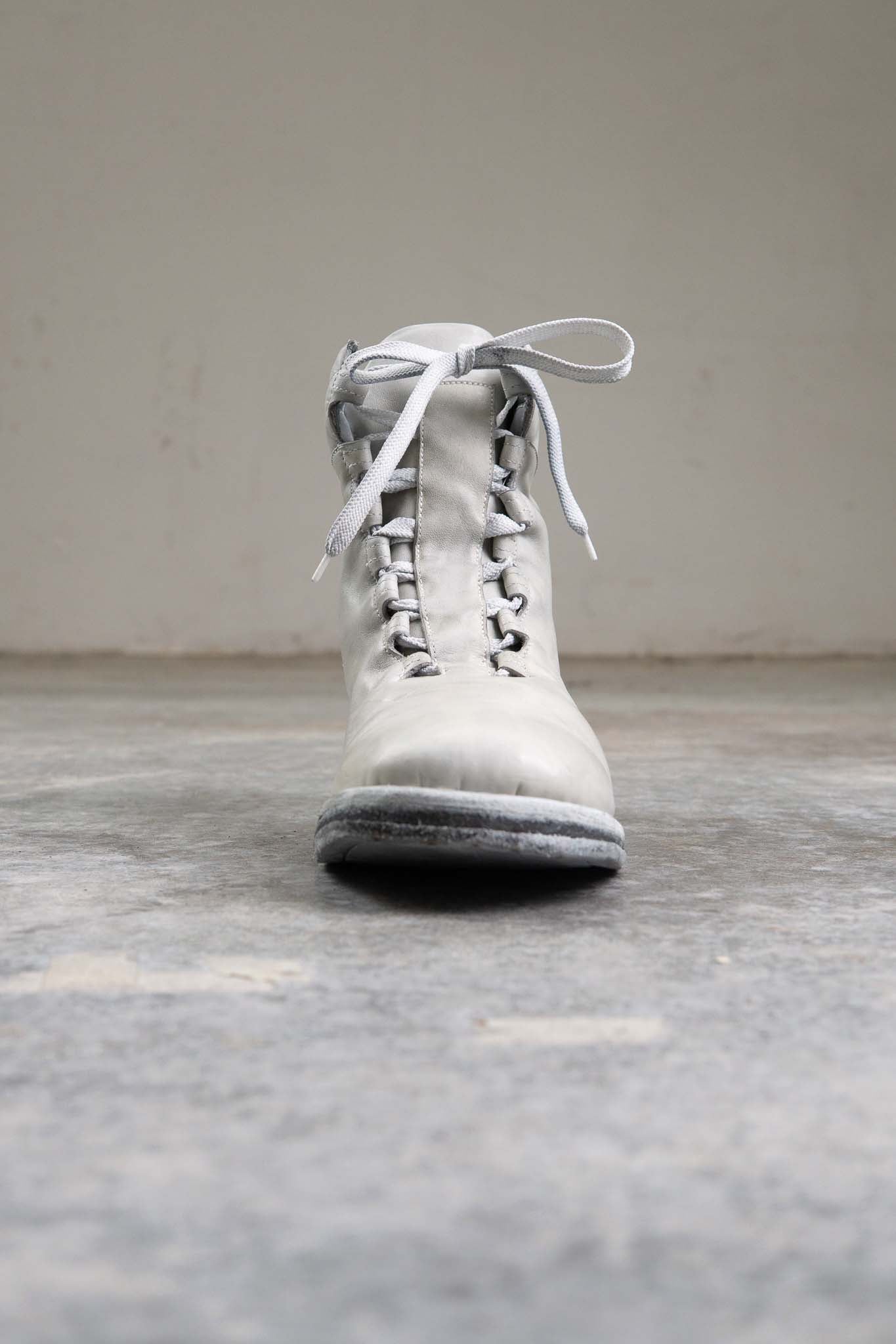 HORSE WHITE LEATHER BOOTS CL-2 #2 LEATHER SOLES PIECE DYED